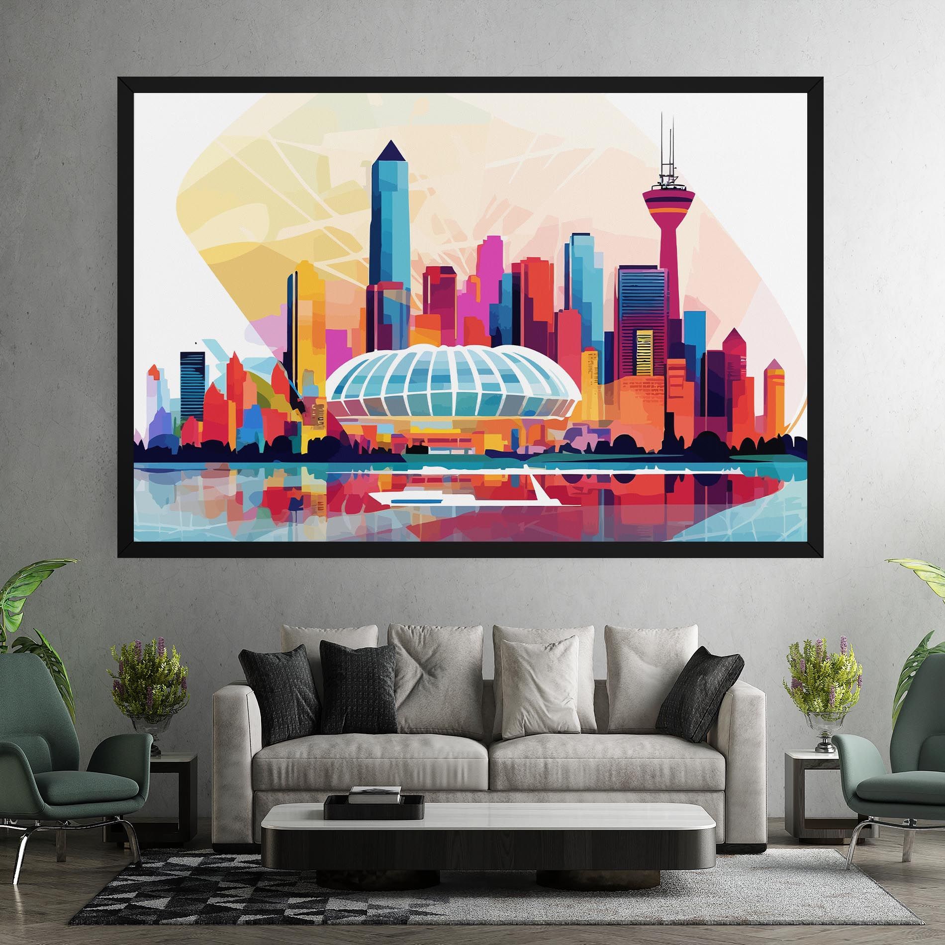 Olympic Stadium Color mockup 7