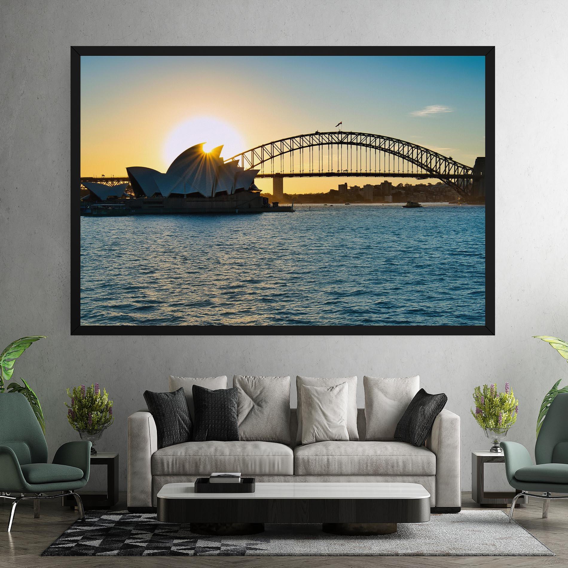 Tablou Canvas Sunrise Sydney mockup 7