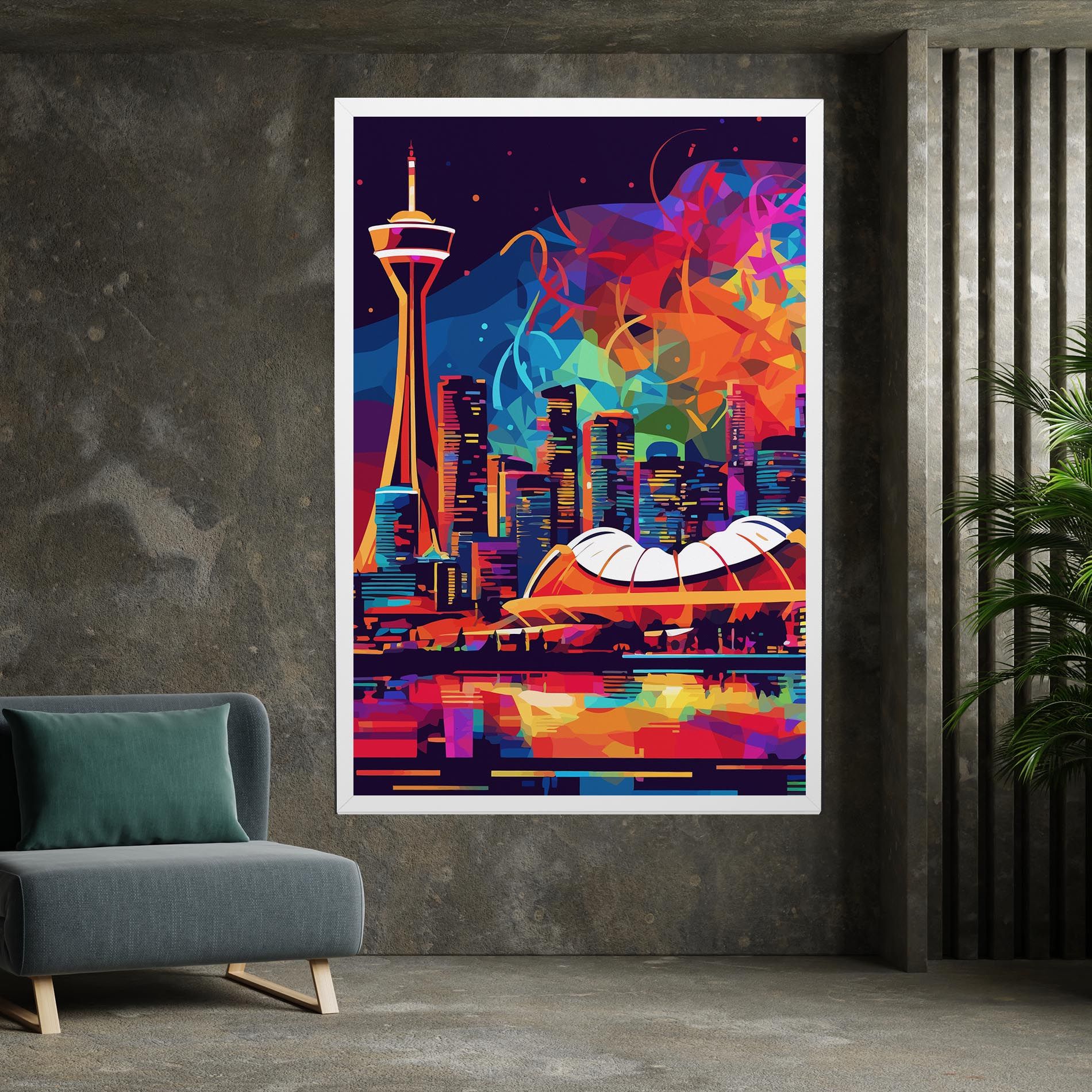 Olympic Stadium Art mockup 7