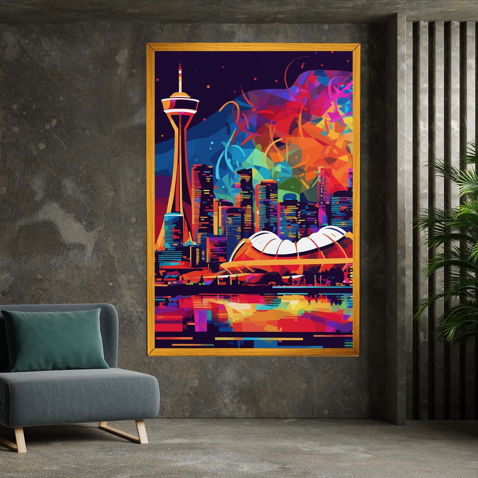 Tablou Canvas Olympic Stadium Art mockup 7