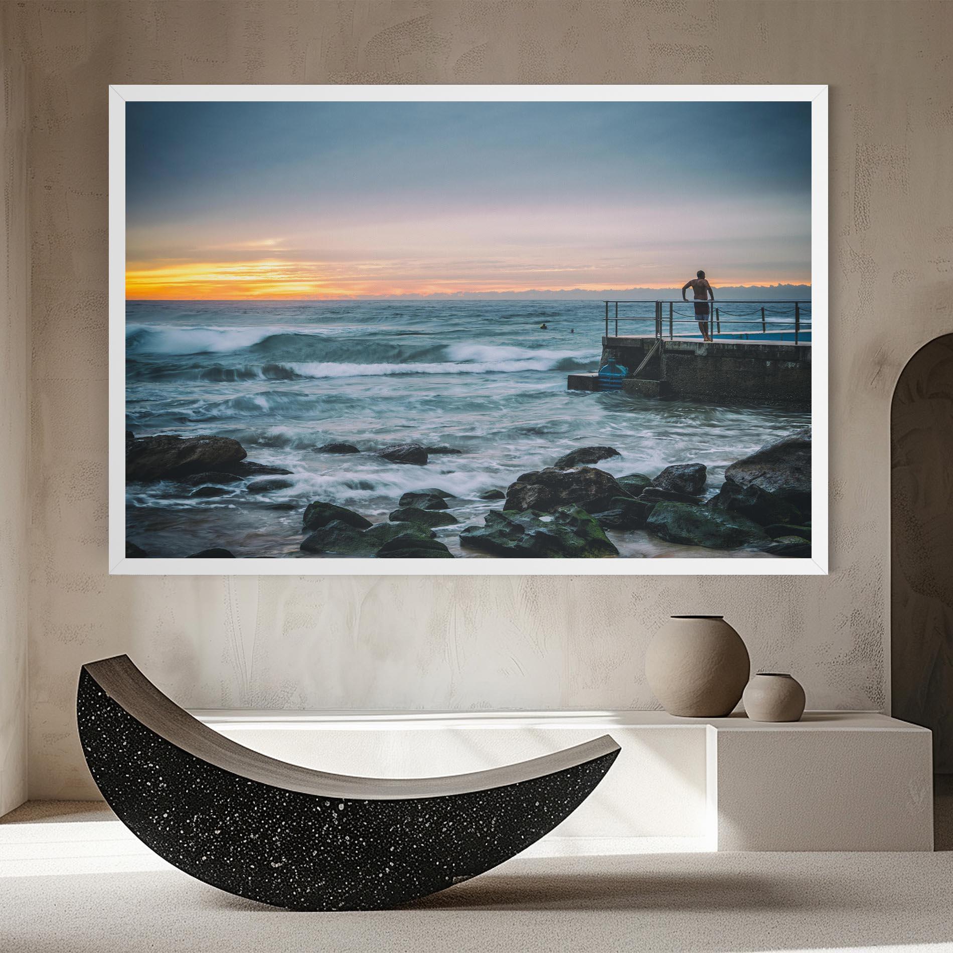 Tablou Canvas Bondi Beach Sunset mockup 8