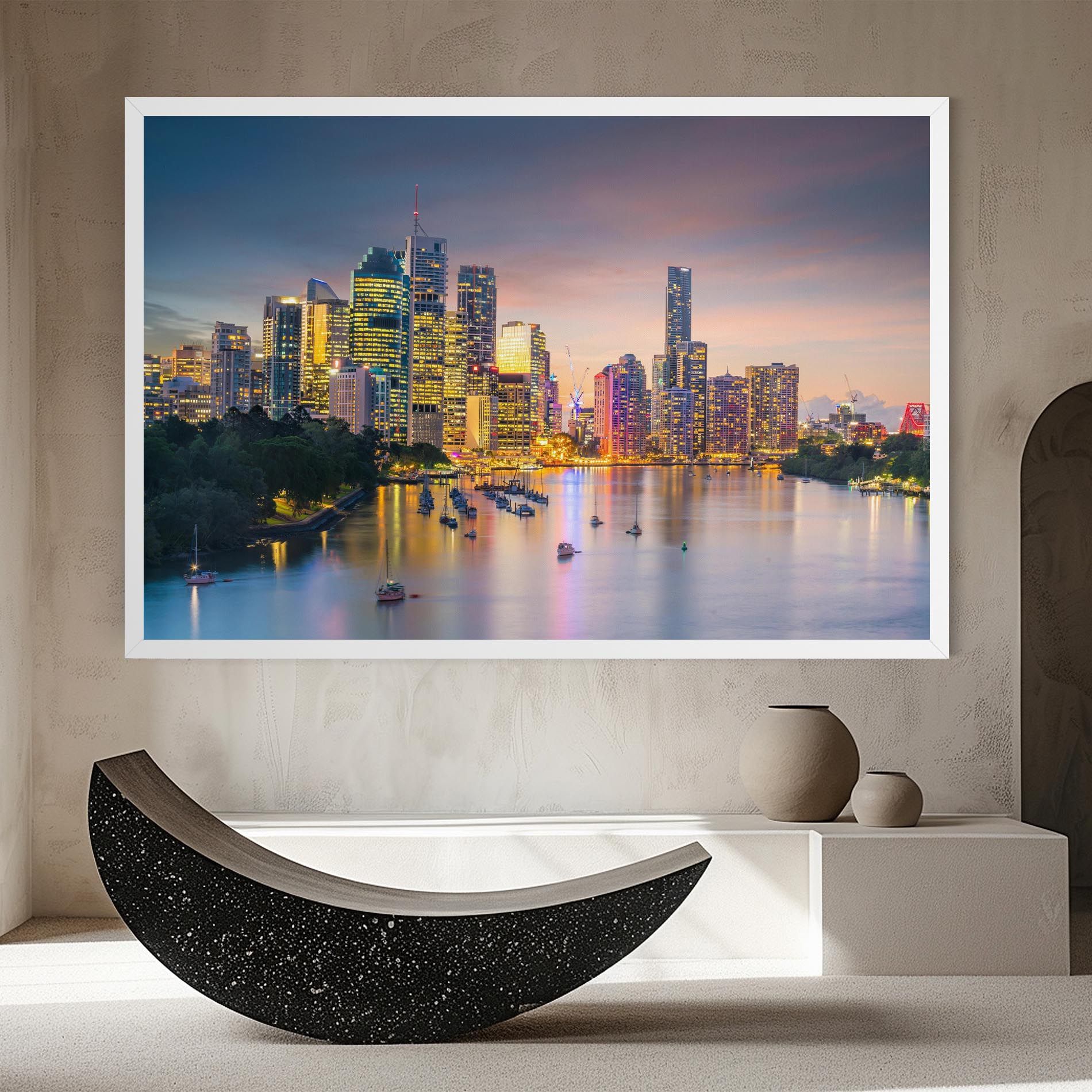 Brisbane City Skyline mockup 8