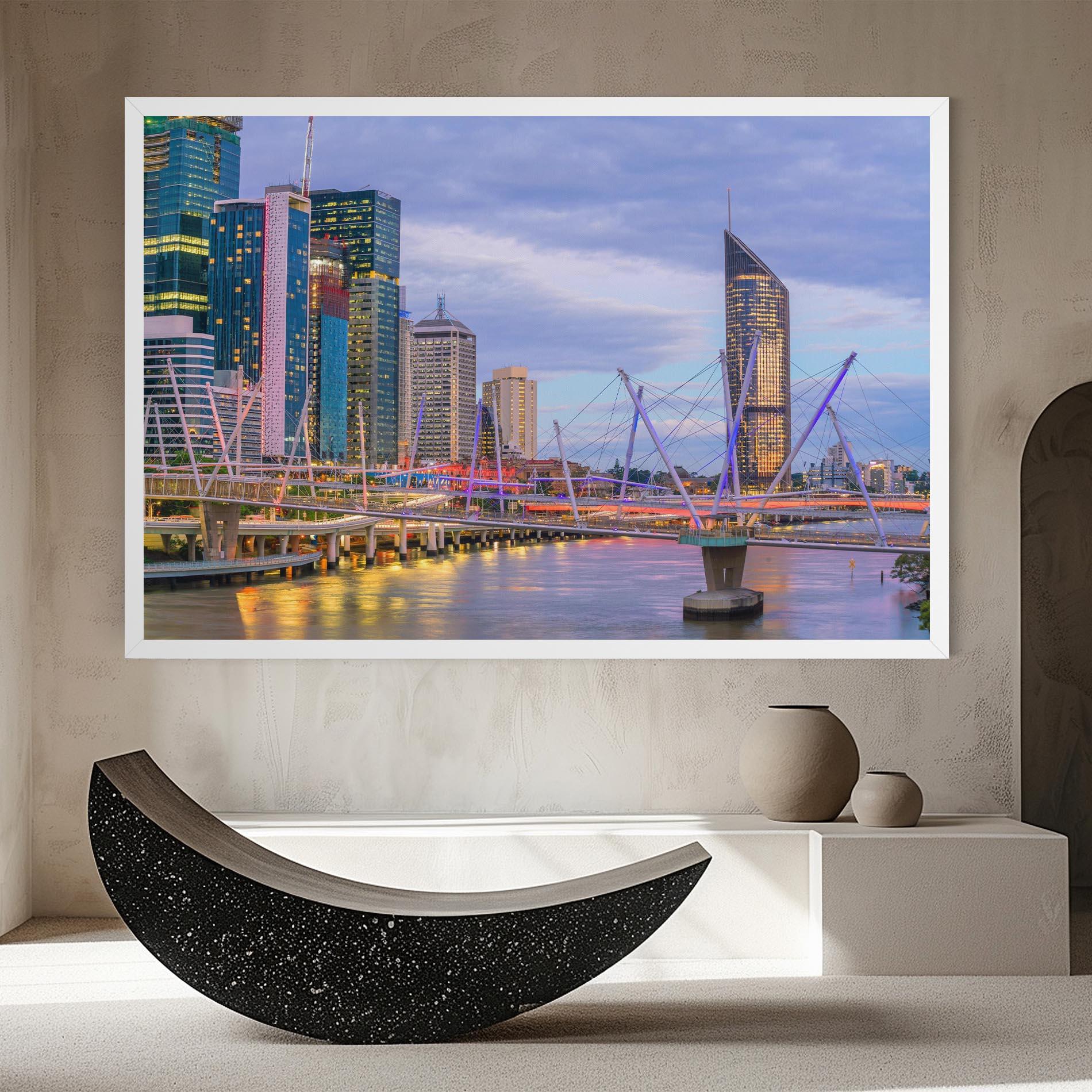 Tablou Canvas Brisbane River Australia mockup 8