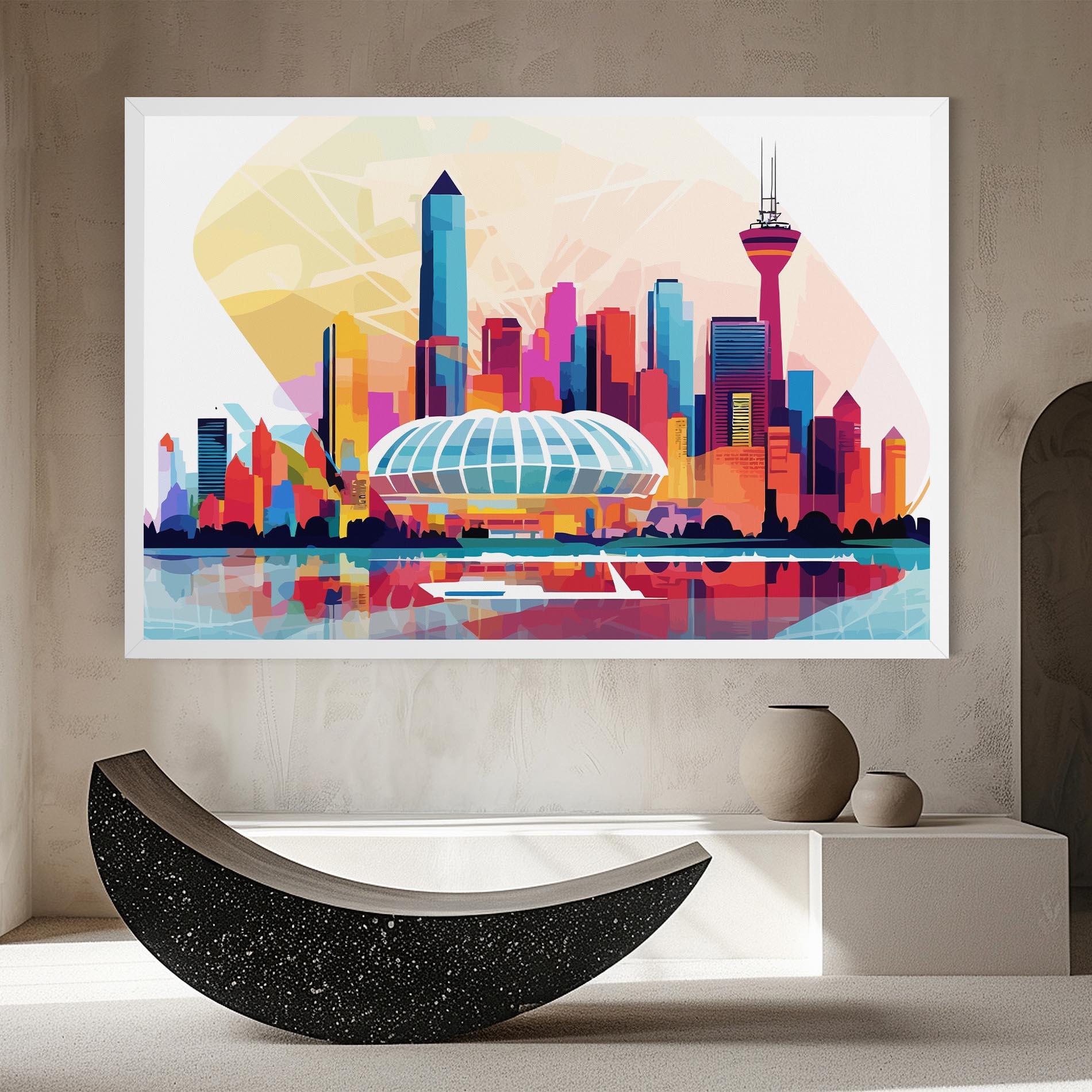 Tablou Canvas Olympic Stadium Color mockup 8