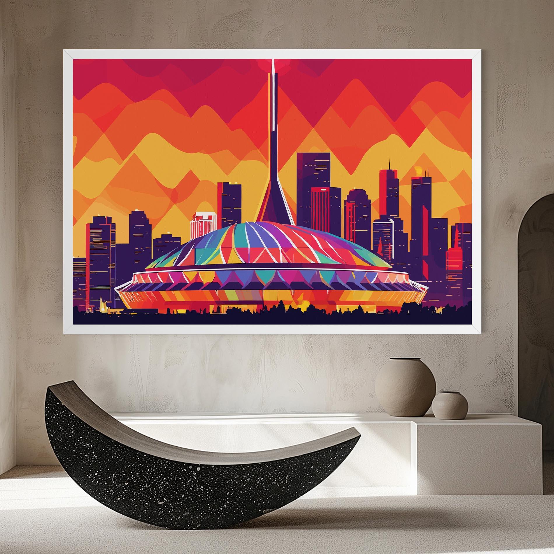 Tablou Canvas Olympic Stadium mockup 8