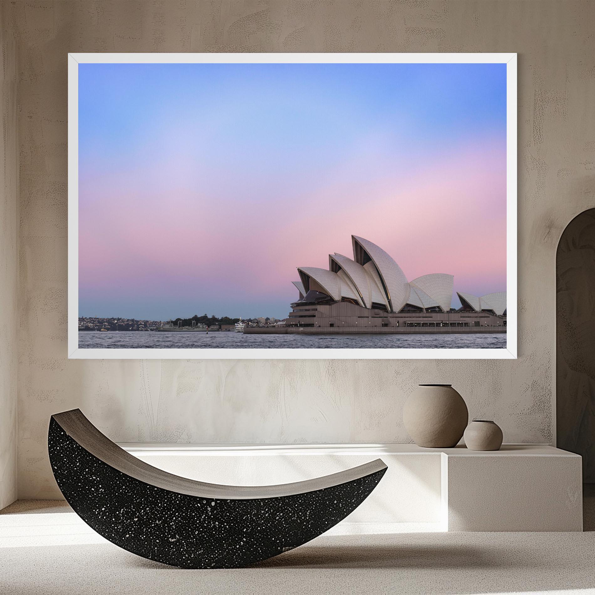 Tablou Canvas Sydney Purple Sky mockup 8