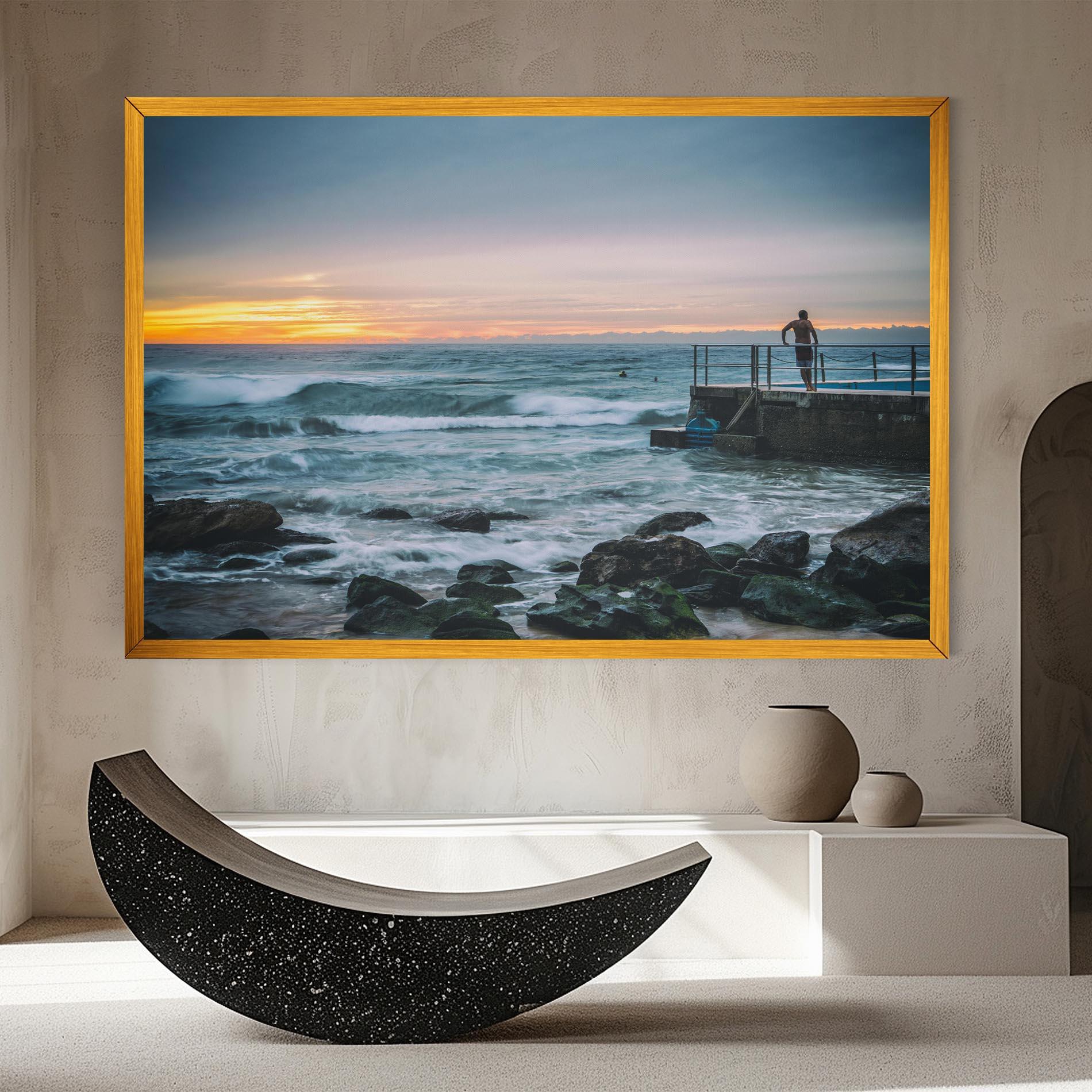Tablou Canvas Bondi Beach Sunset mockup 8