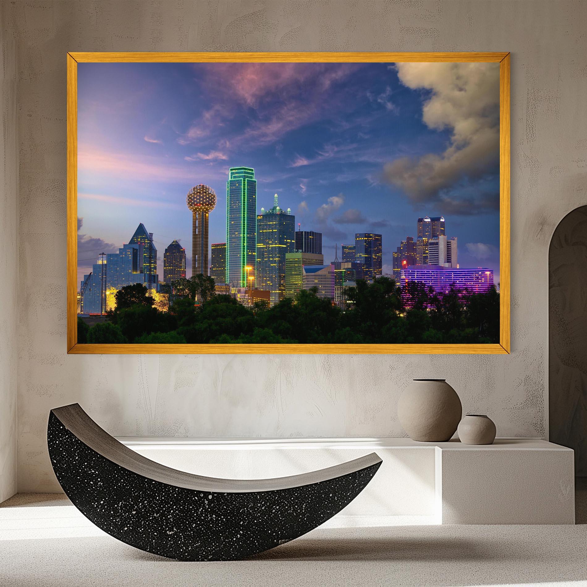 Tablou Canvas Dallas Dusk mockup 8