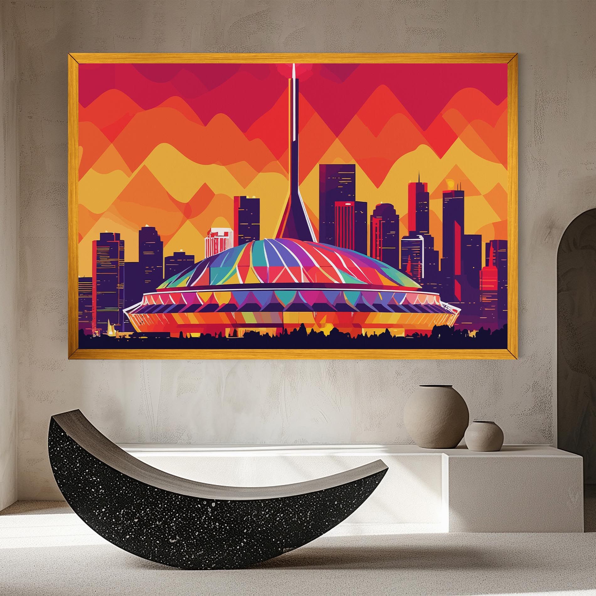 Olympic Stadium mockup 8