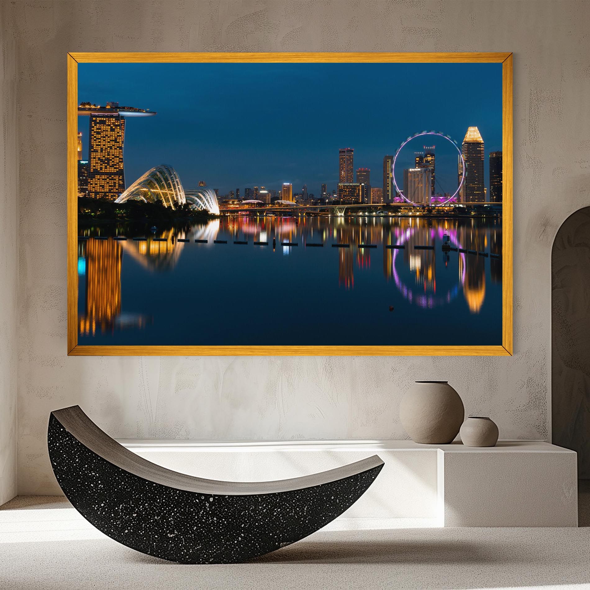 Singapore City Skyline mockup 8