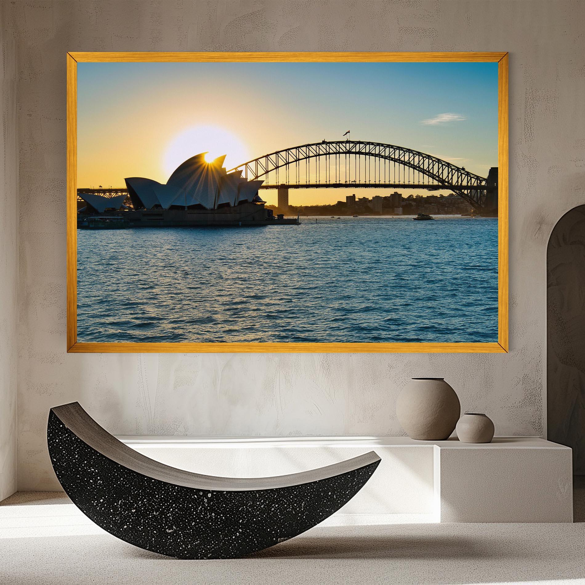 Tablou Canvas Sunrise Sydney mockup 8