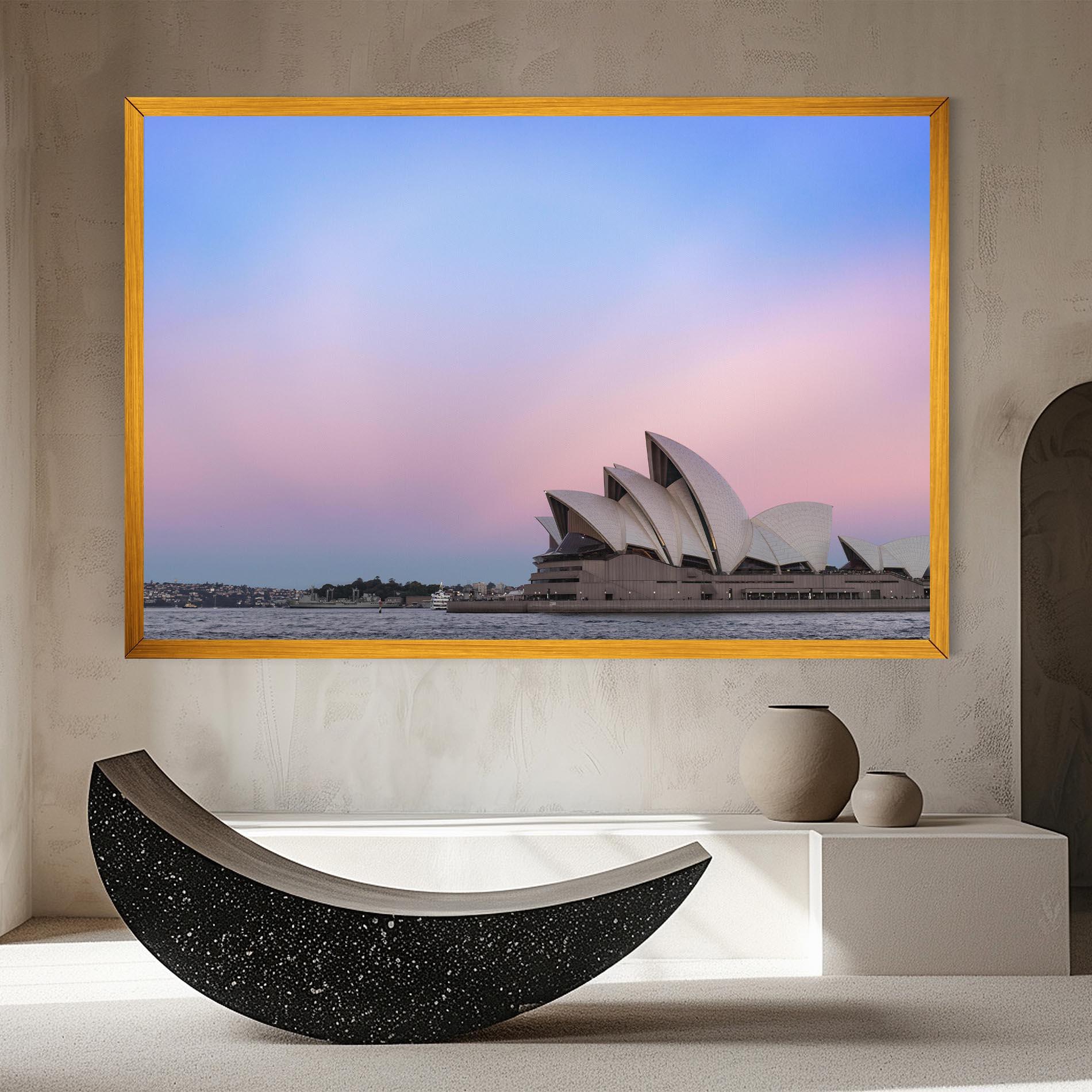 Tablou Canvas Sydney Purple Sky mockup 8