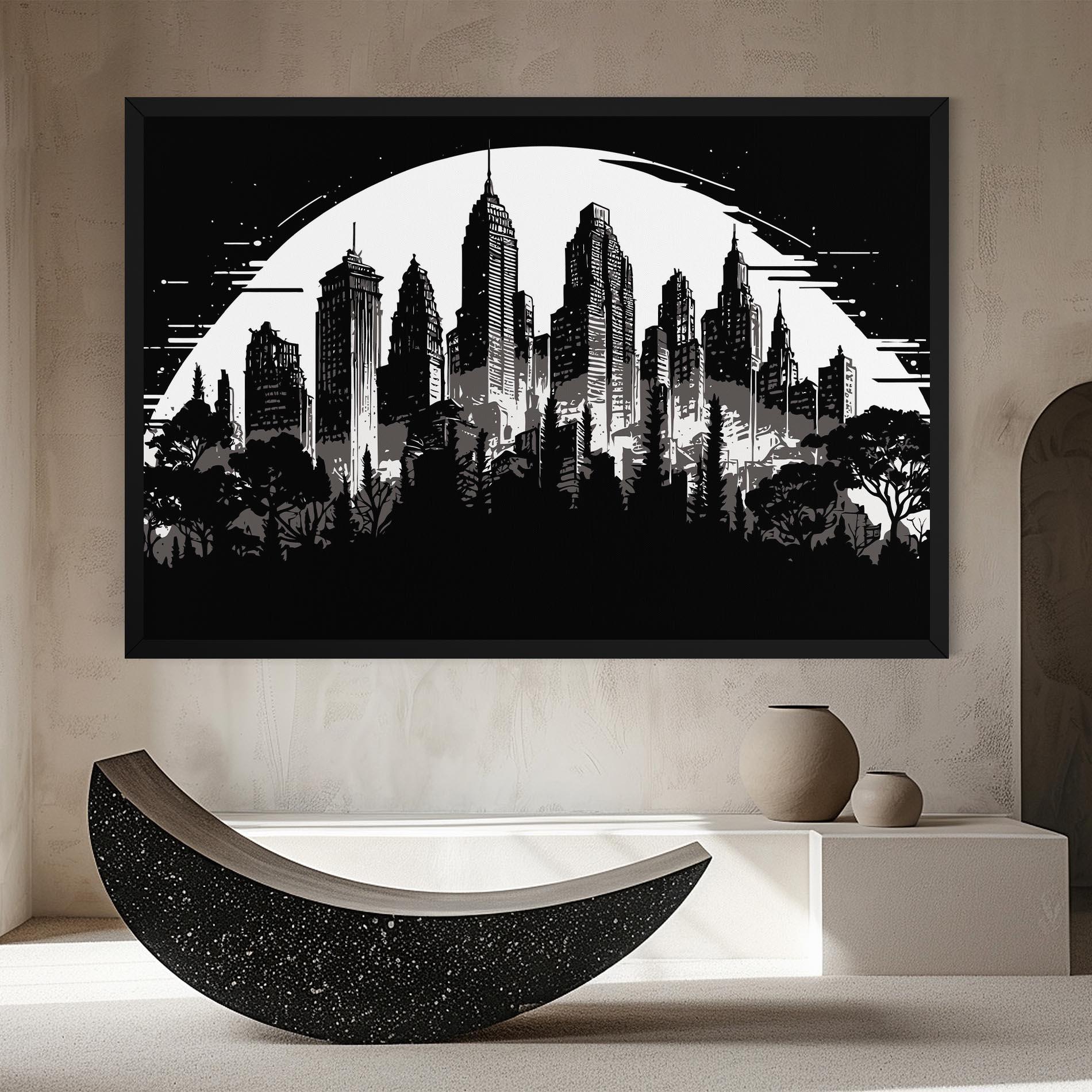 Tablou Canvas Australia Moon mockup 8