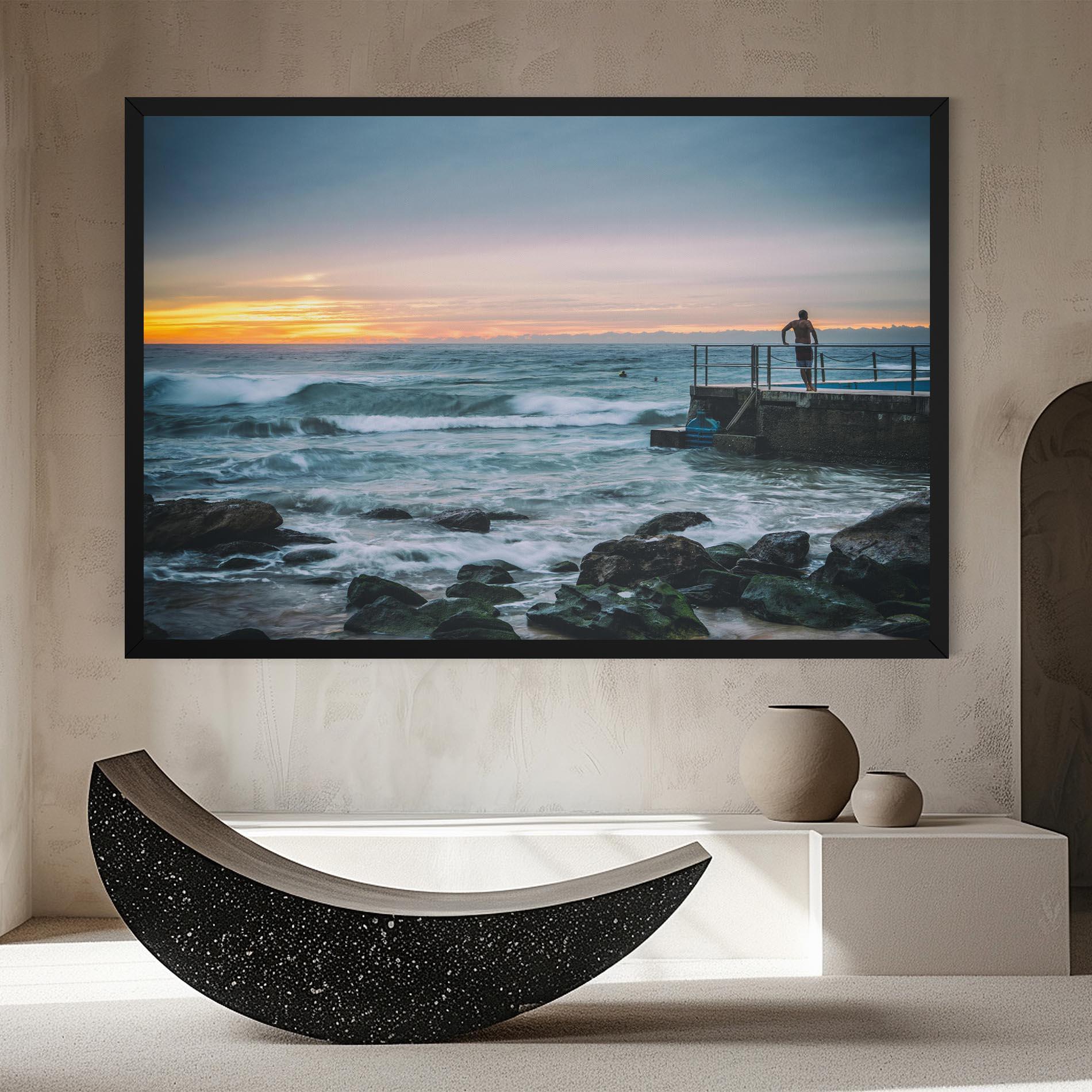Tablou Canvas Bondi Beach Sunset mockup 8