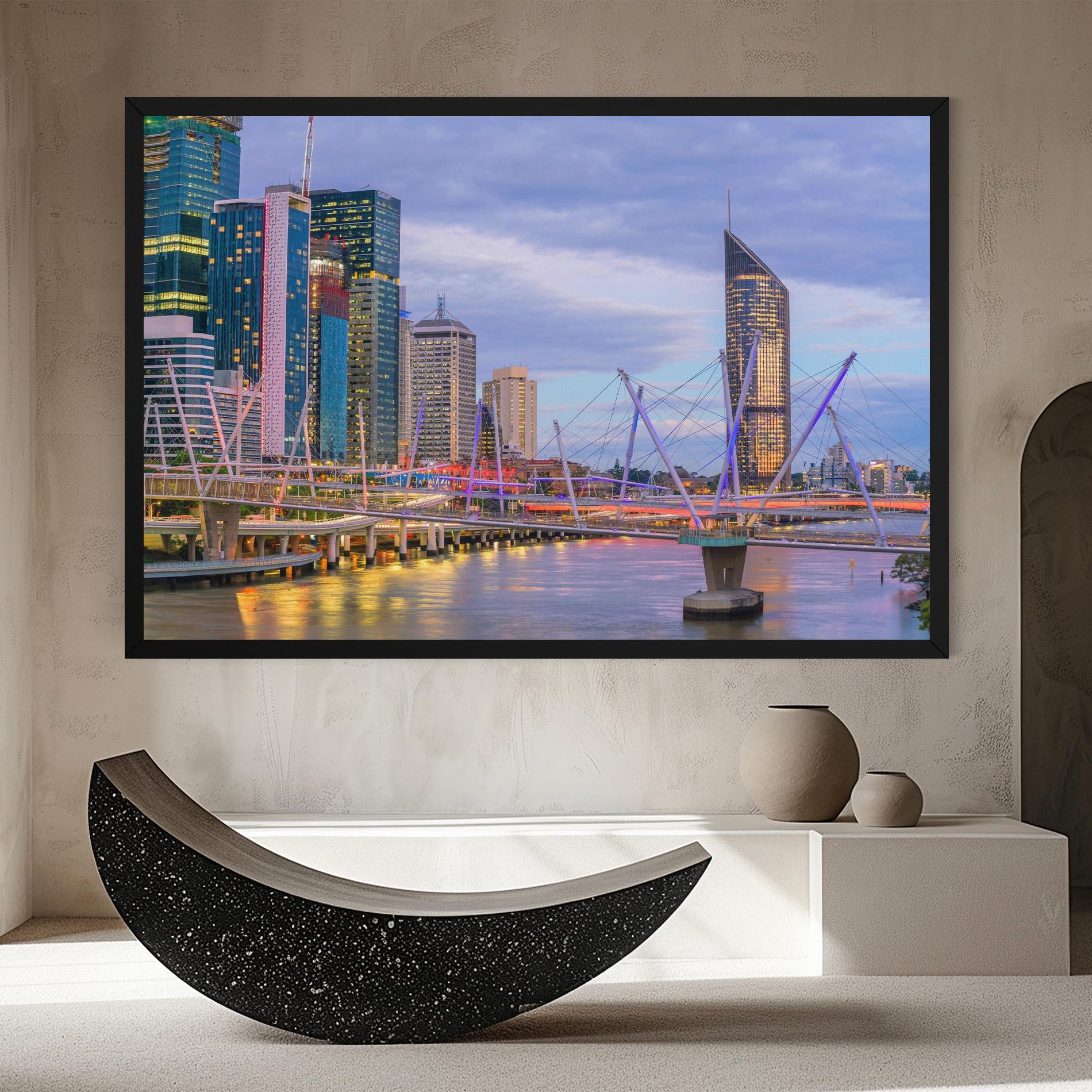 Tablou Canvas Brisbane River Australia mockup 8