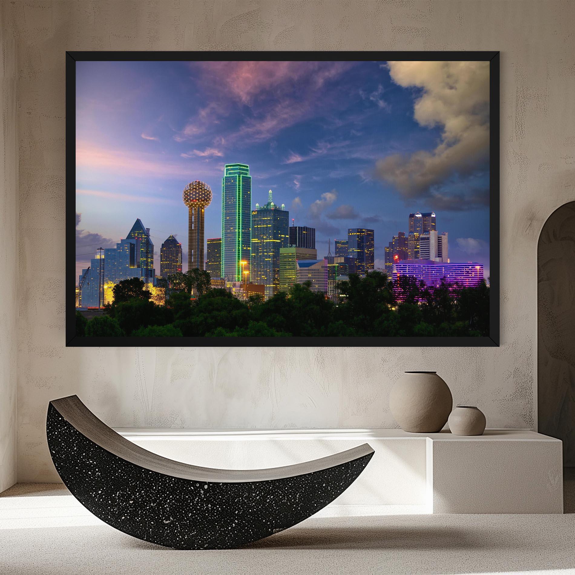 Tablou Canvas Dallas Dusk mockup 8