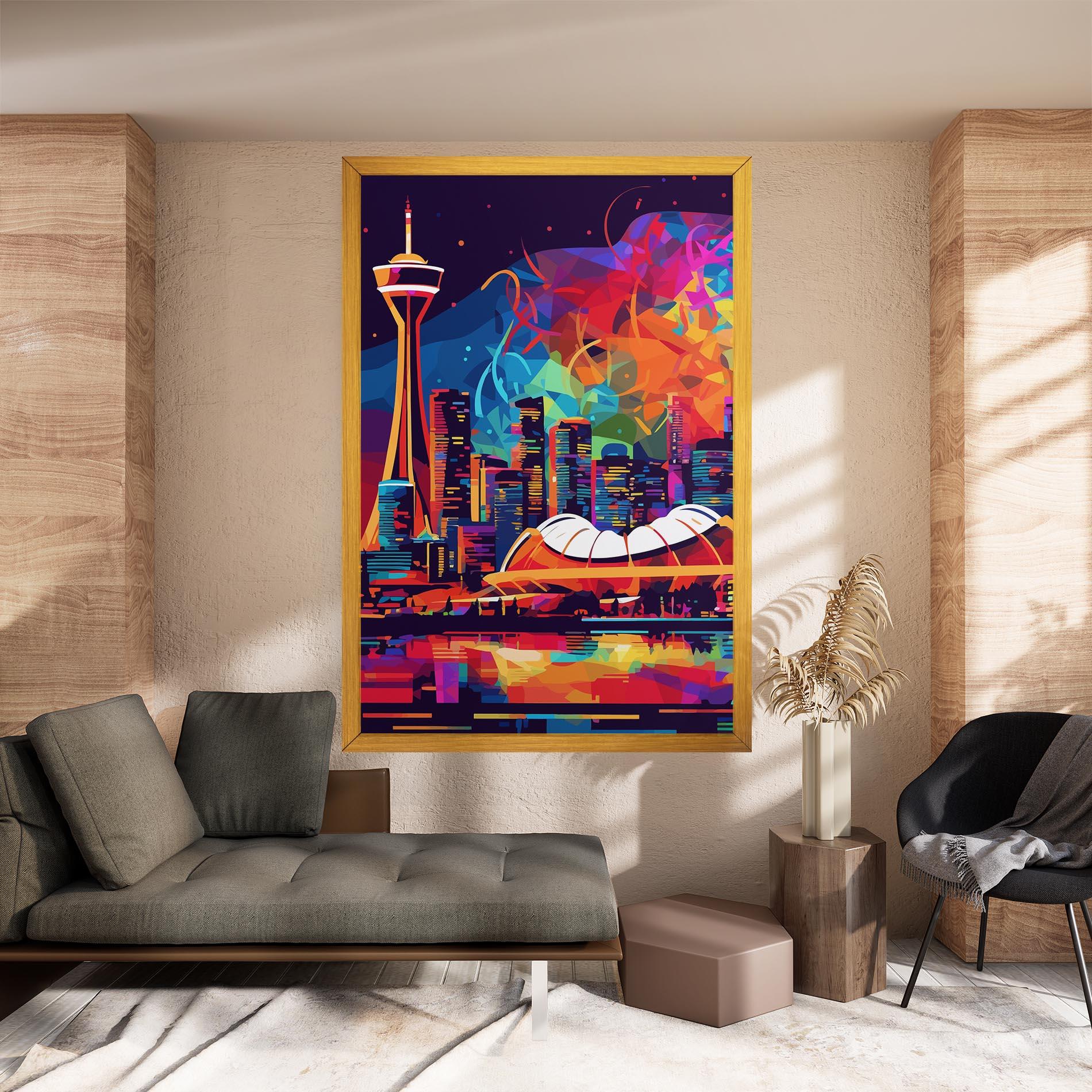 Tablou Canvas Olympic Stadium Art mockup 8