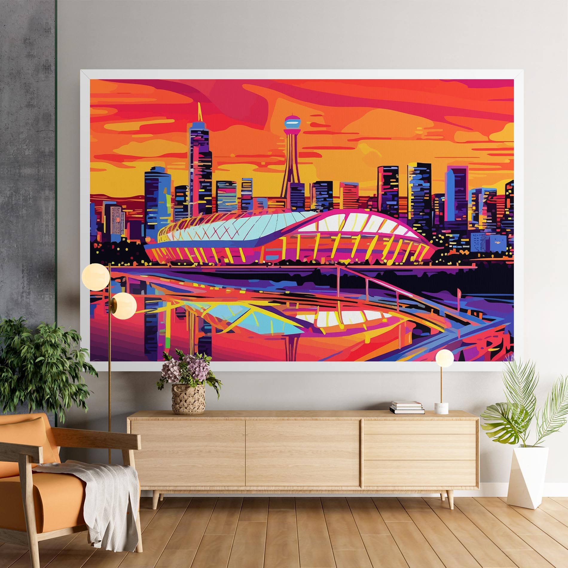 Australian Orange Sunset mockup 9