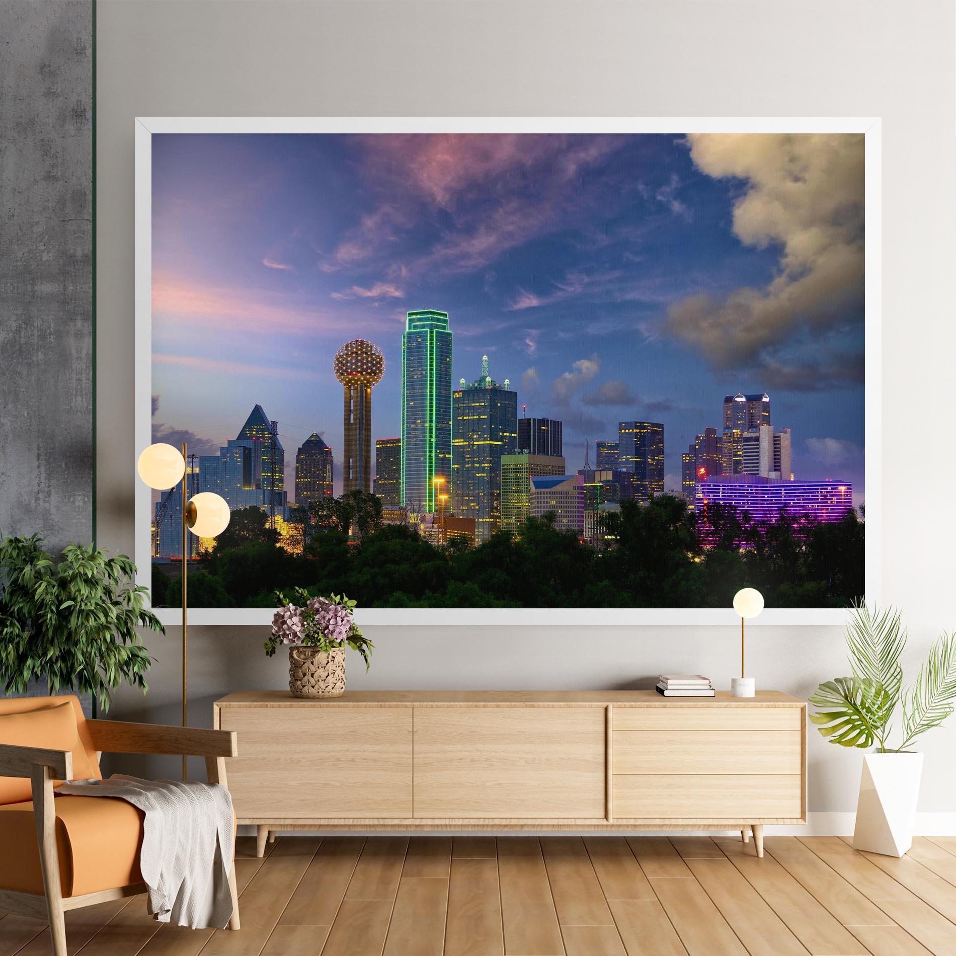 Tablou Canvas Dallas Dusk mockup 9