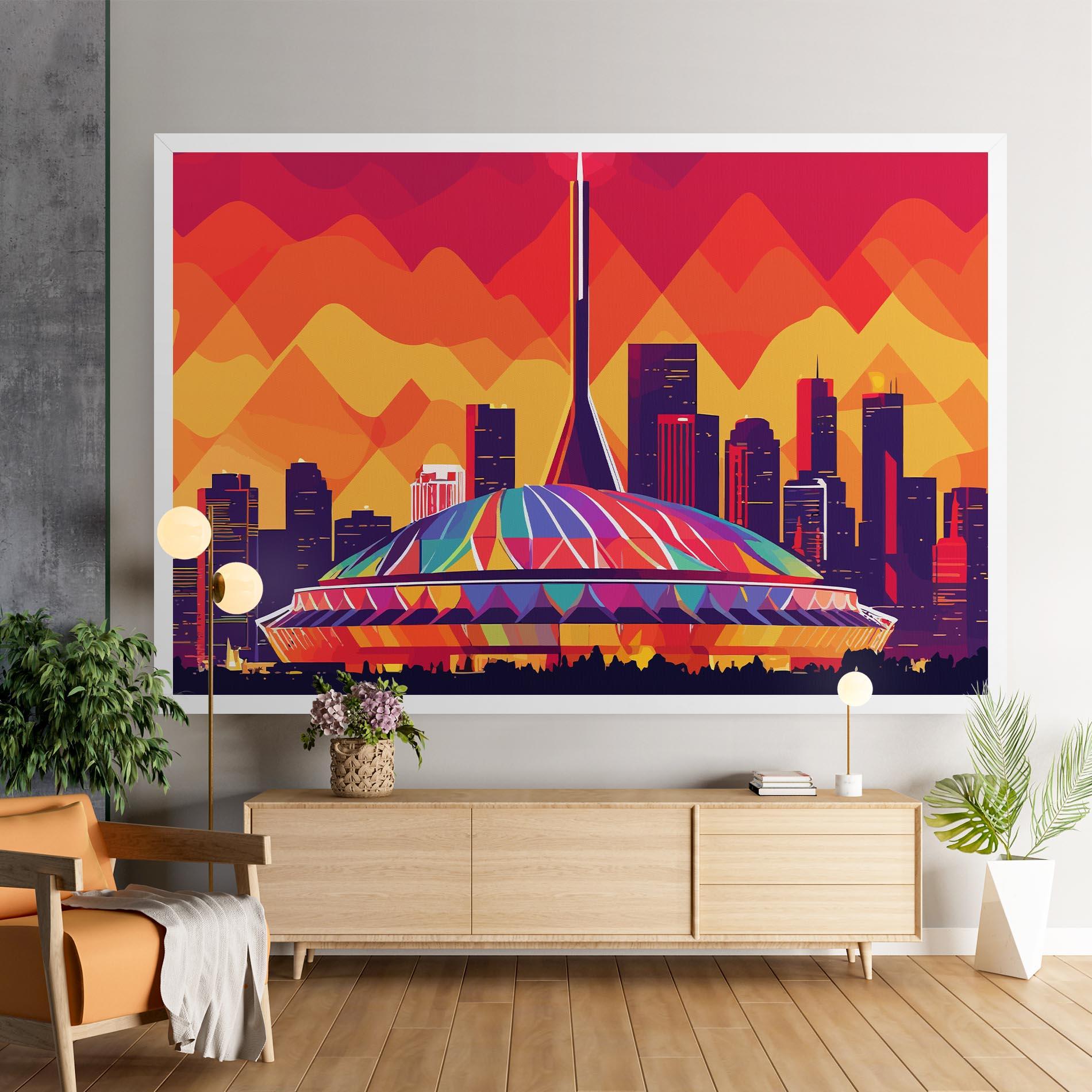 Tablou Canvas Olympic Stadium mockup 9