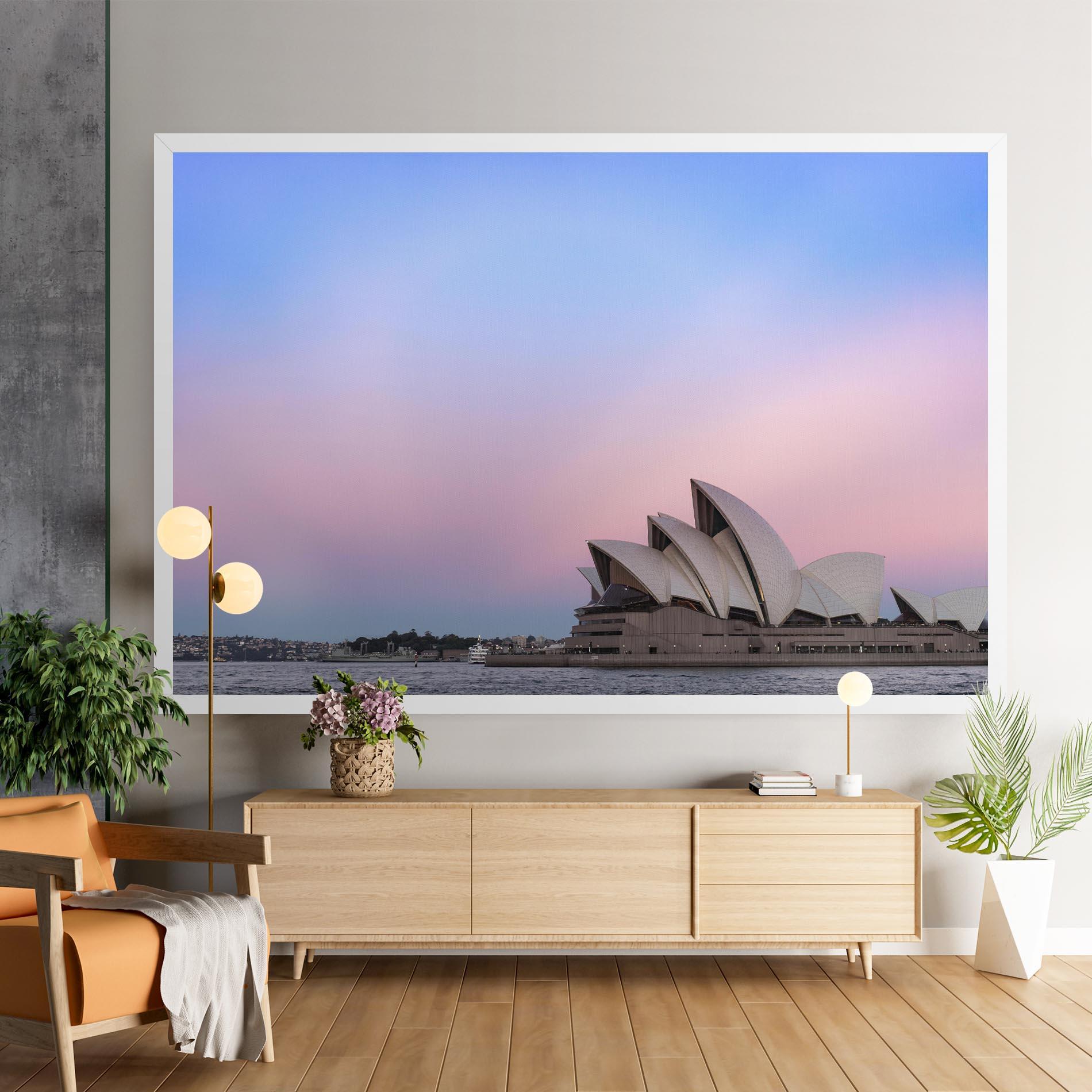 Tablou Canvas Sydney Purple Sky mockup 9