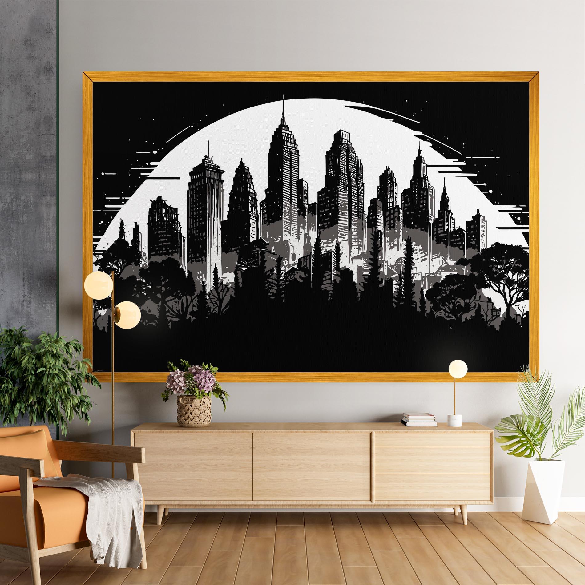 Tablou Canvas Australia Moon mockup 9