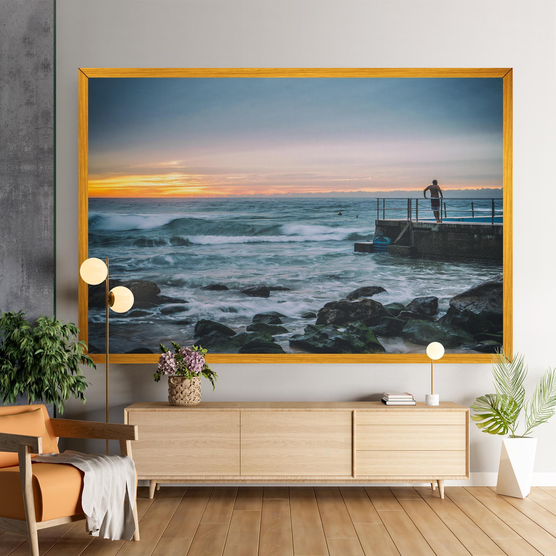 Tablou Canvas Bondi Beach Sunset mockup 9
