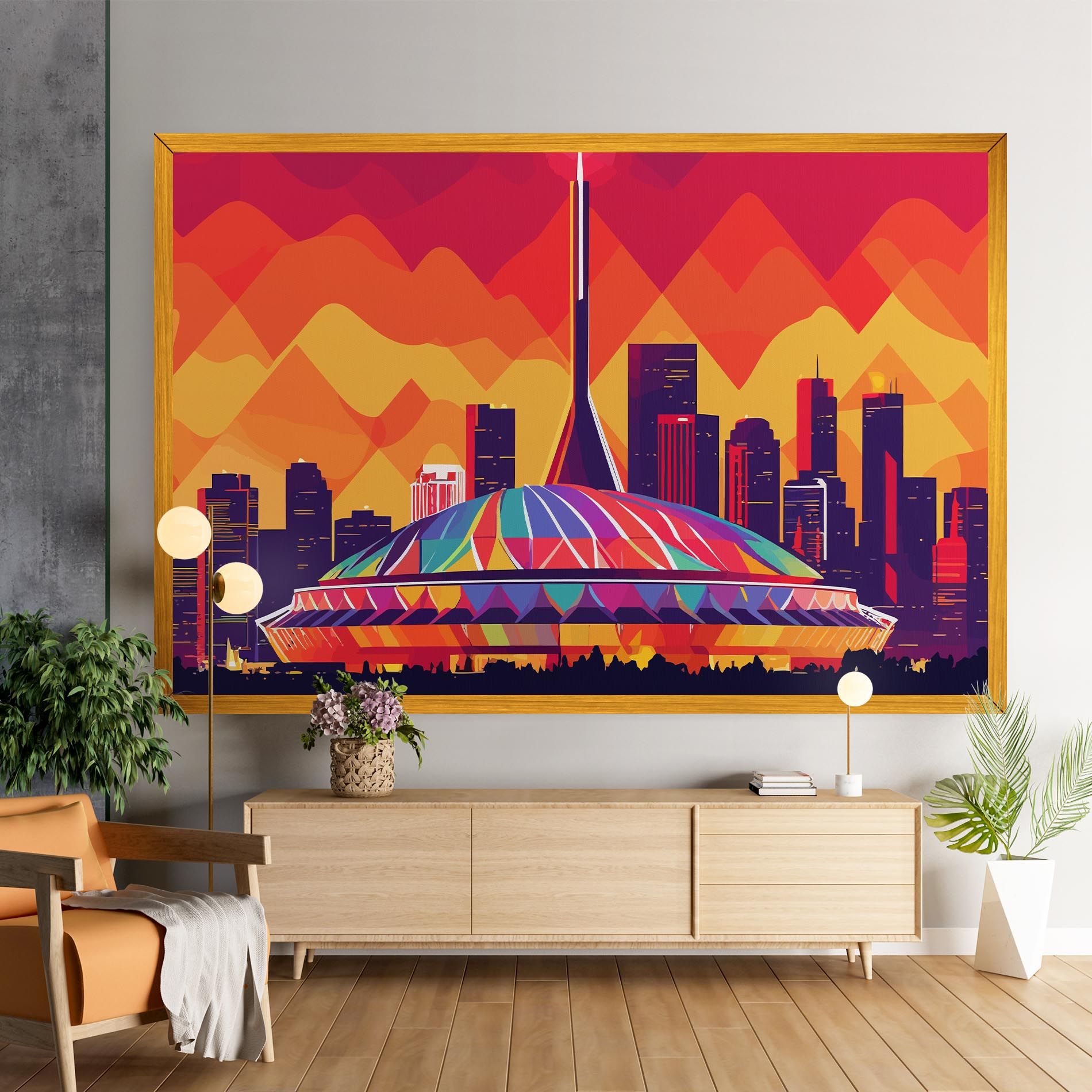 Olympic Stadium mockup 9