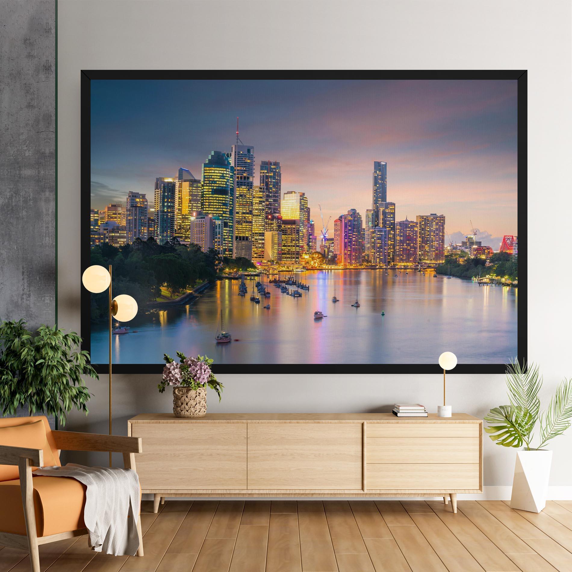 Tablou Canvas Brisbane City Skyline mockup 9