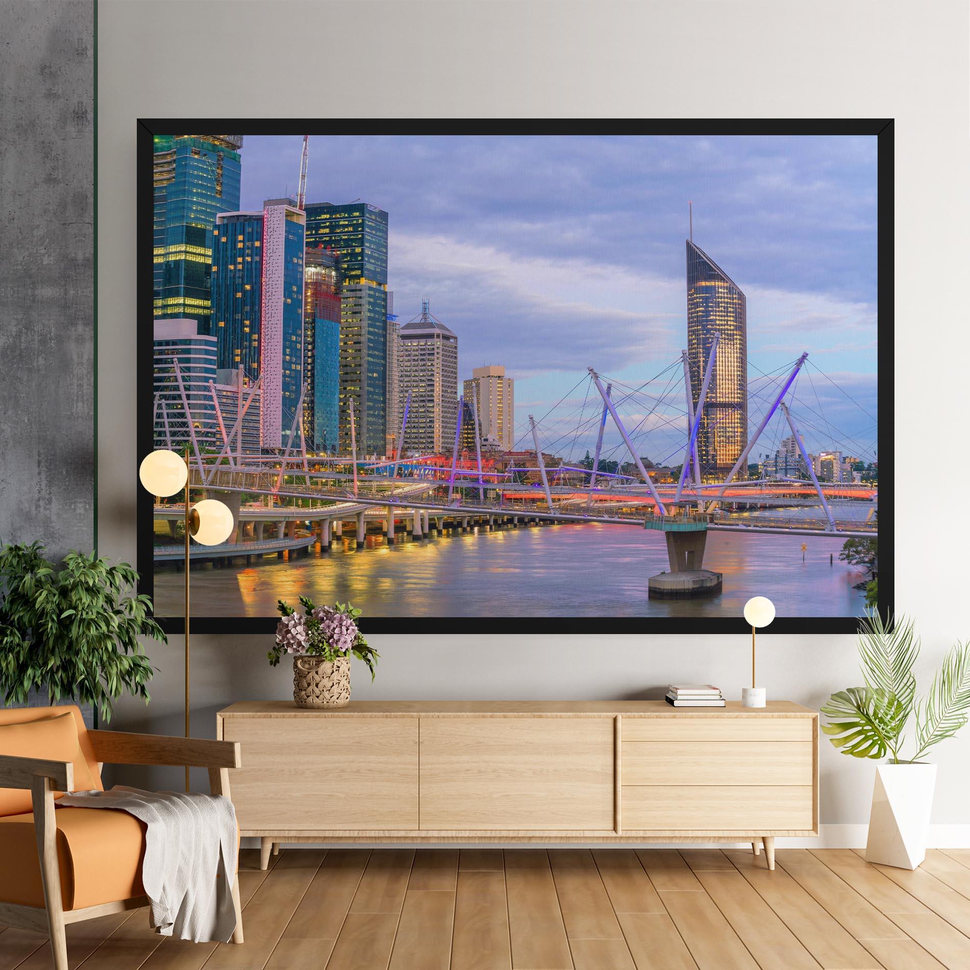 Tablou Canvas Brisbane River Australia mockup 9