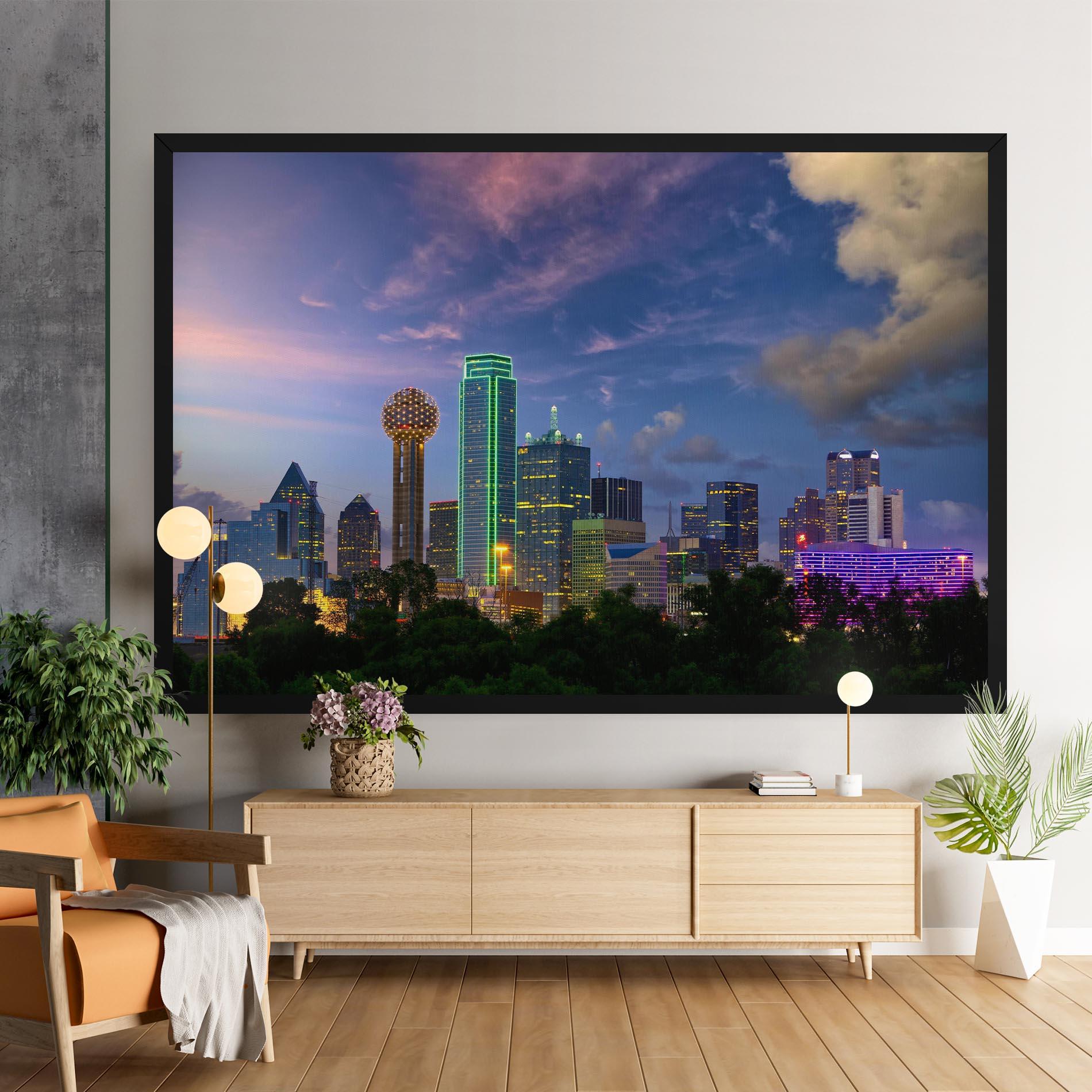 Tablou Canvas Dallas Dusk mockup 9