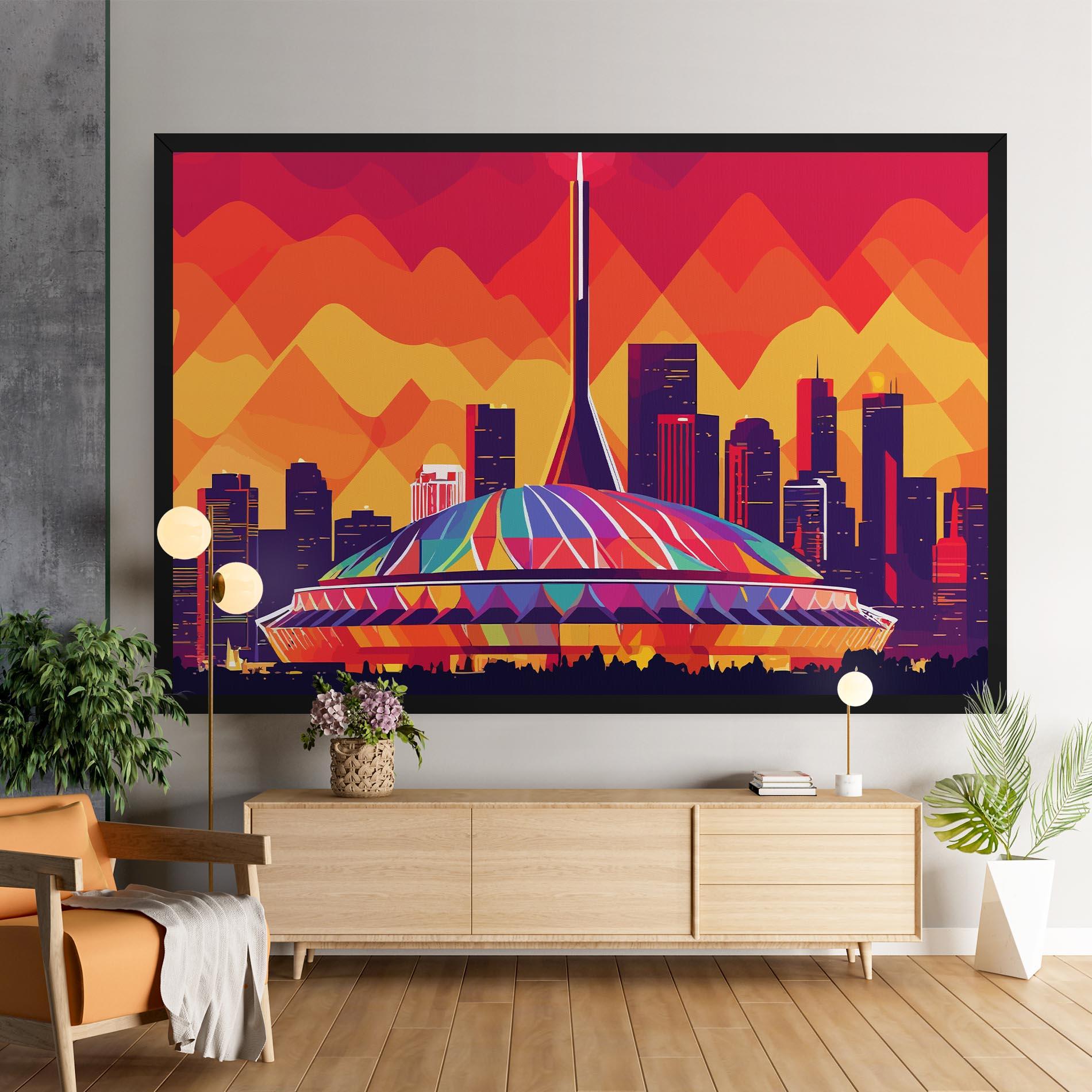 Tablou Canvas Olympic Stadium mockup 9