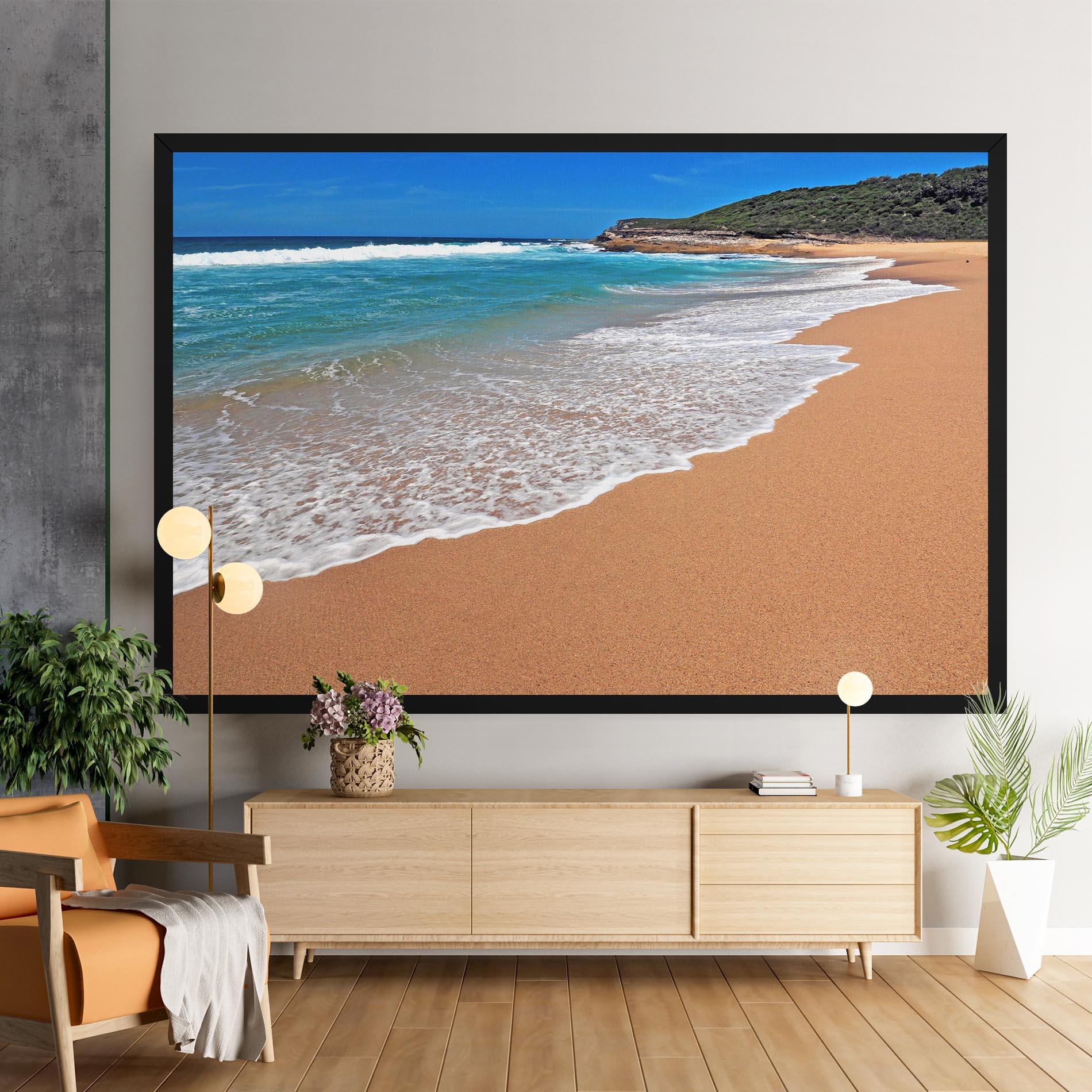 Tablou Canvas Pristine Beach mockup 9