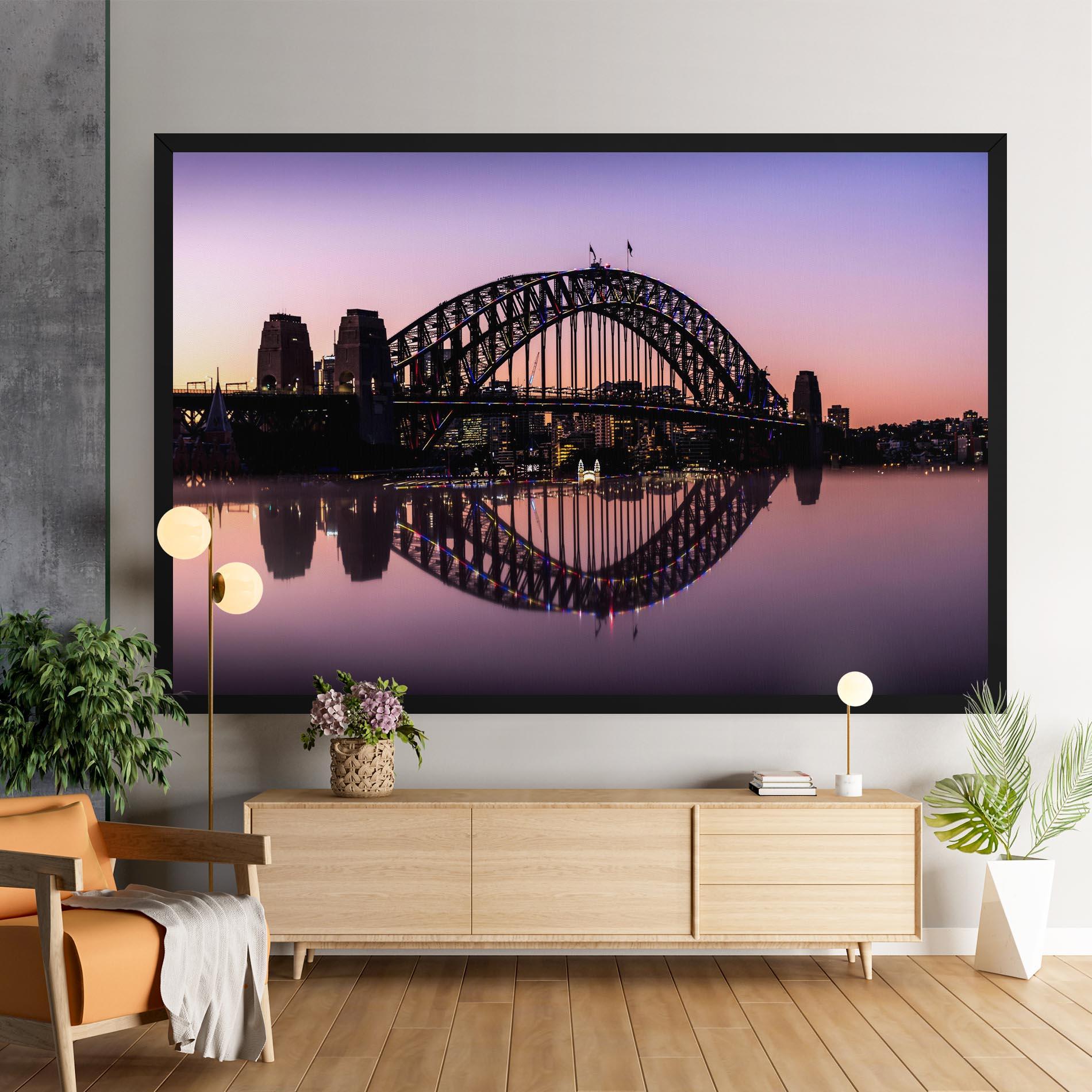 Tablou Canvas Purple Night Sydney mockup 9