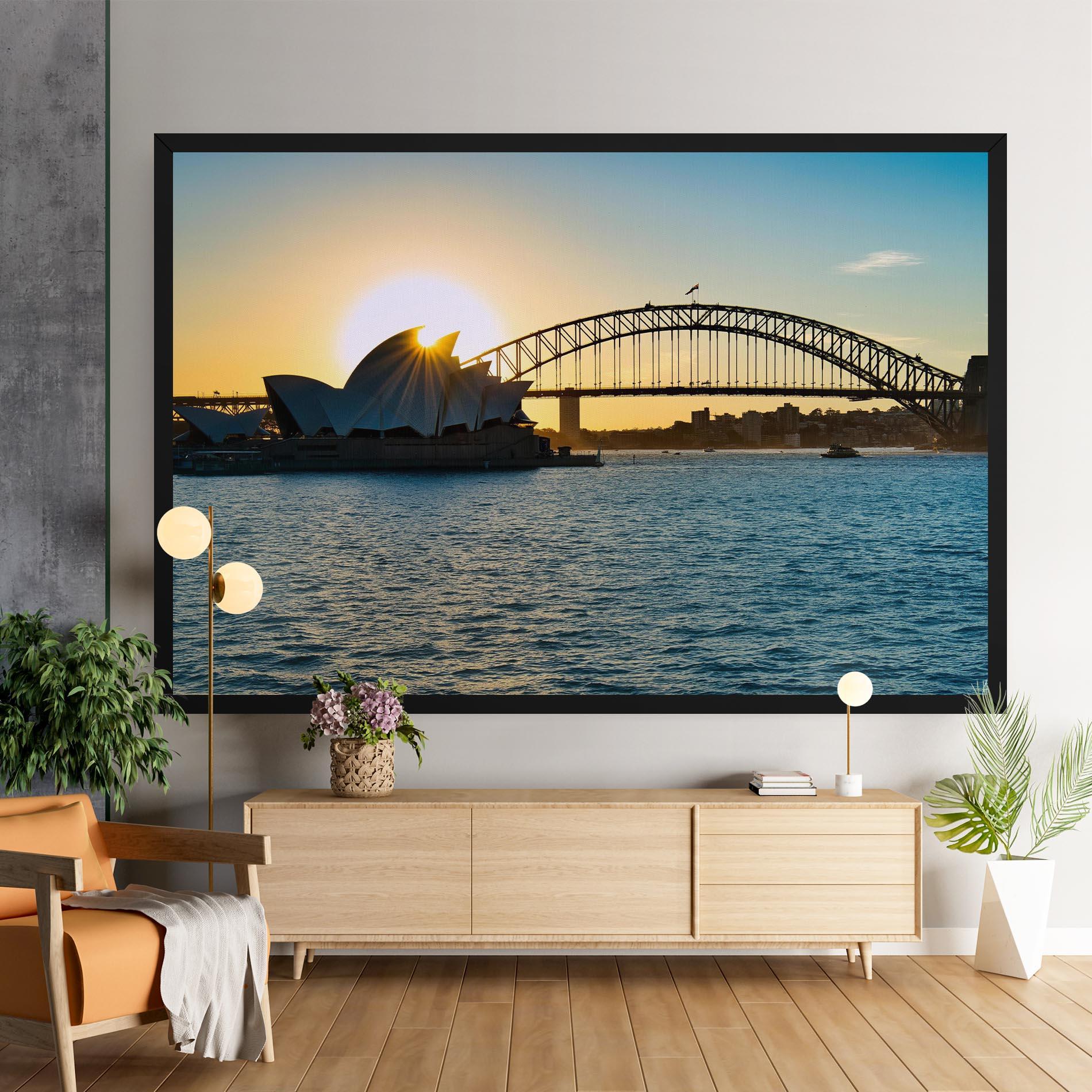 Tablou Canvas Sunrise Sydney mockup 9