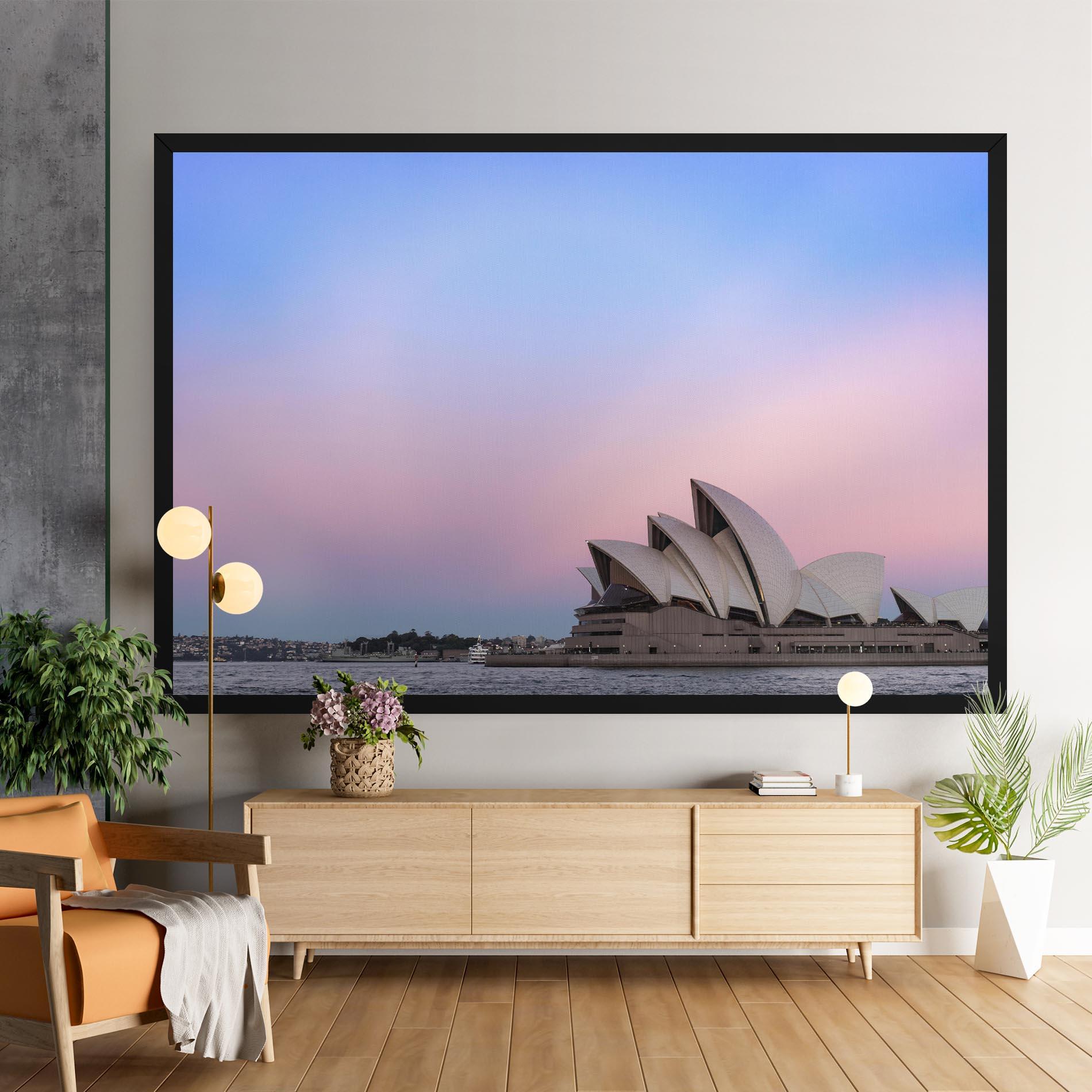 Tablou Canvas Sydney Purple Sky mockup 9