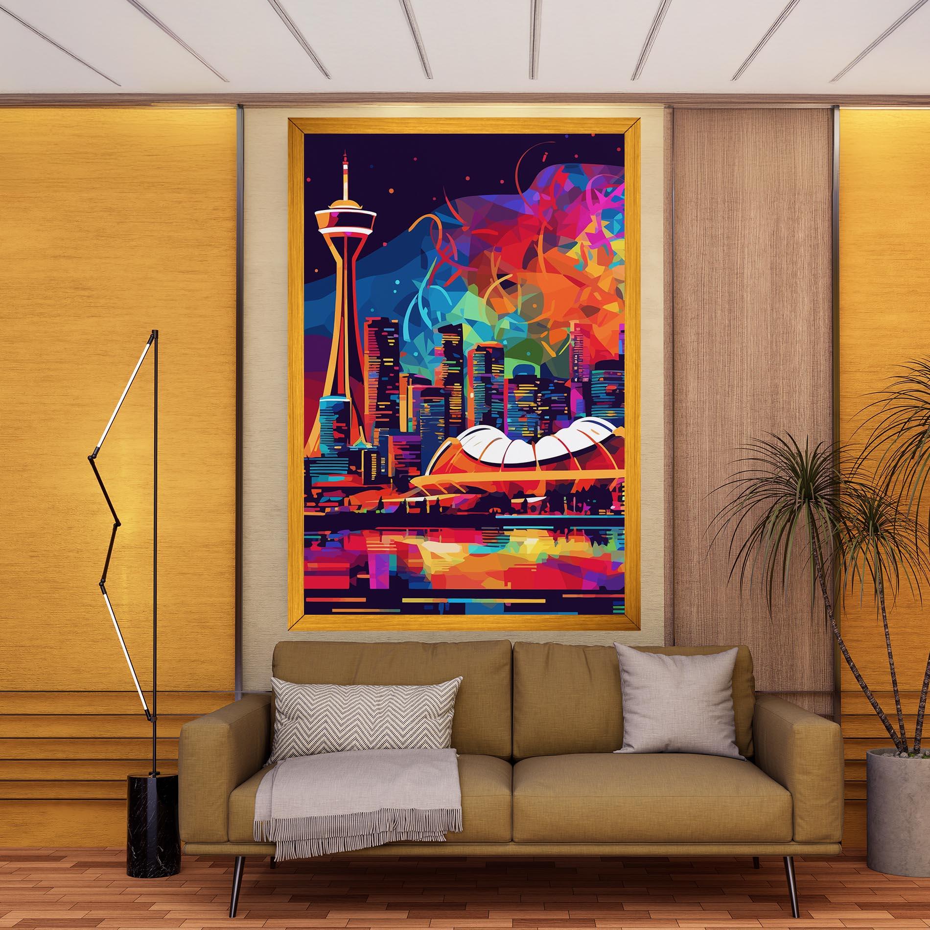 Tablou Canvas Olympic Stadium Art mockup 9