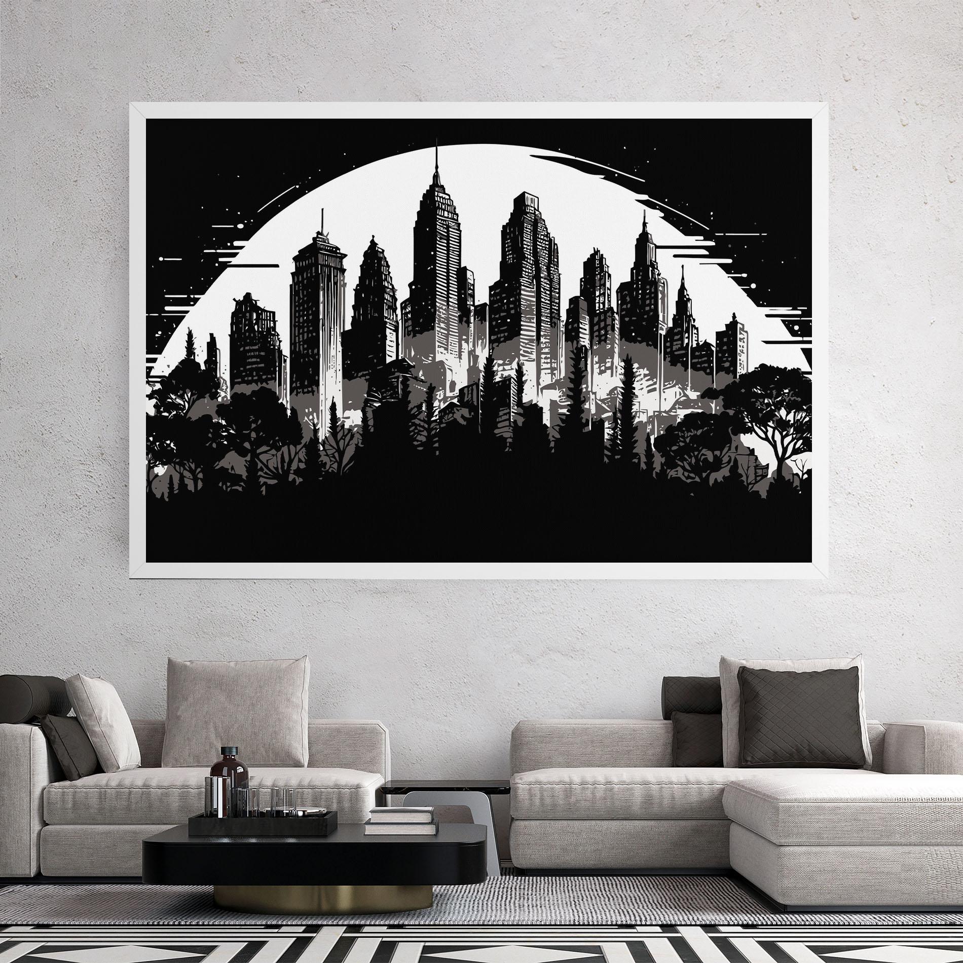 Tablou Canvas Australia Moon mockup 2