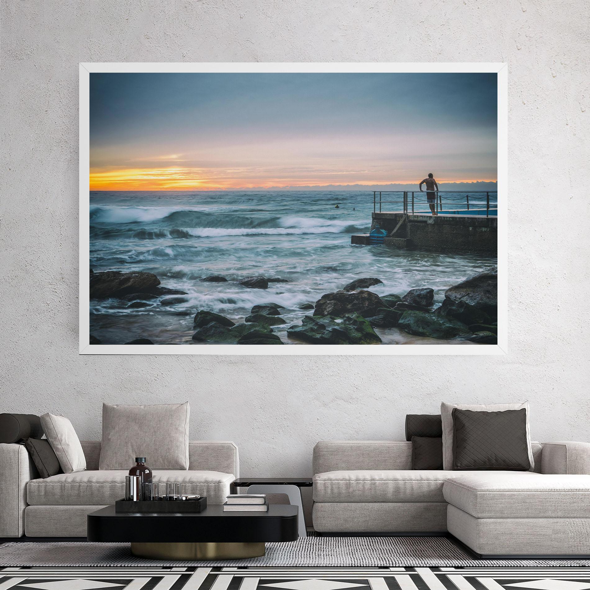 Tablou Canvas Bondi Beach Sunset mockup 2