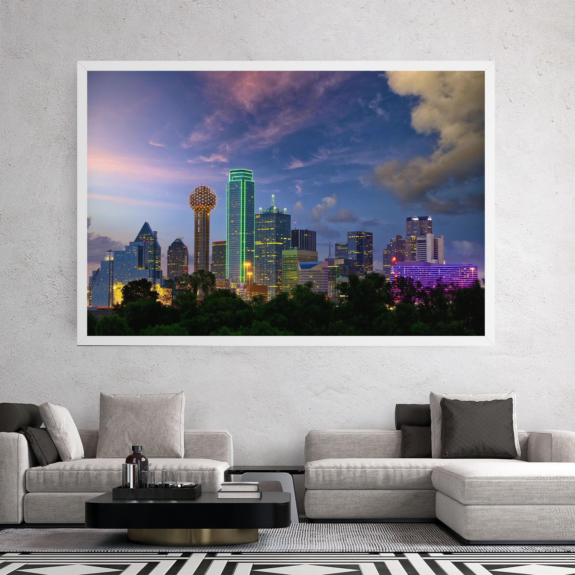 Tablou Canvas Dallas Dusk mockup 2