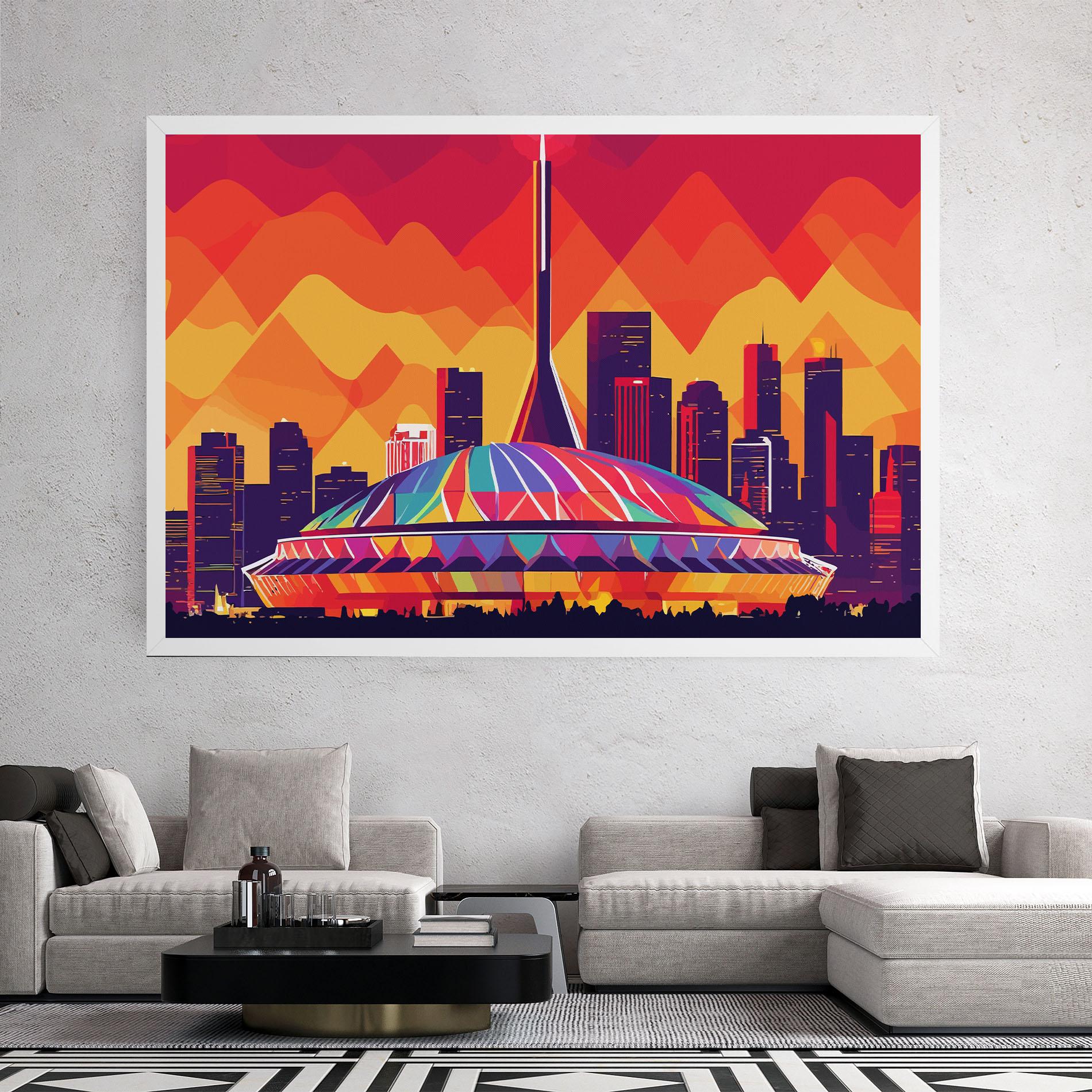 Tablou Canvas Olympic Stadium mockup 2