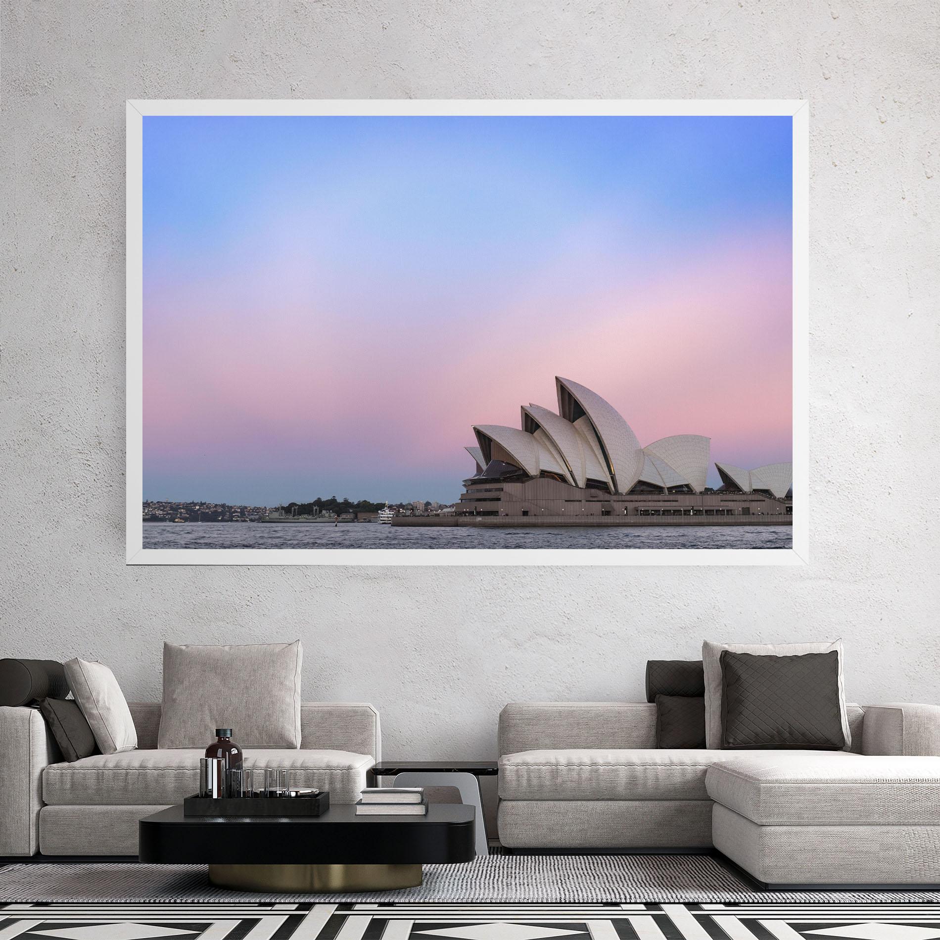 Tablou Canvas Sydney Purple Sky mockup 2
