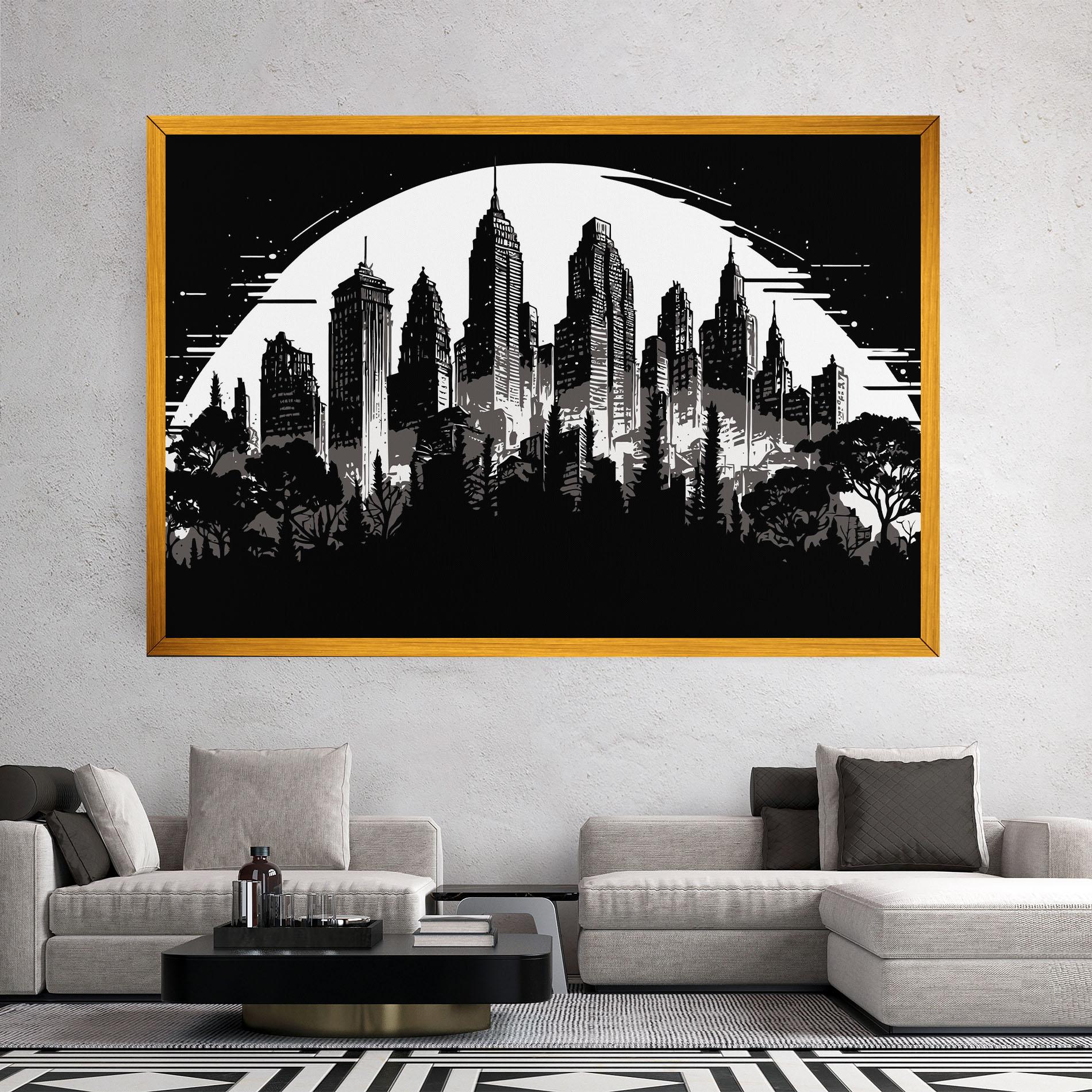 Tablou Canvas Australia Moon mockup 2