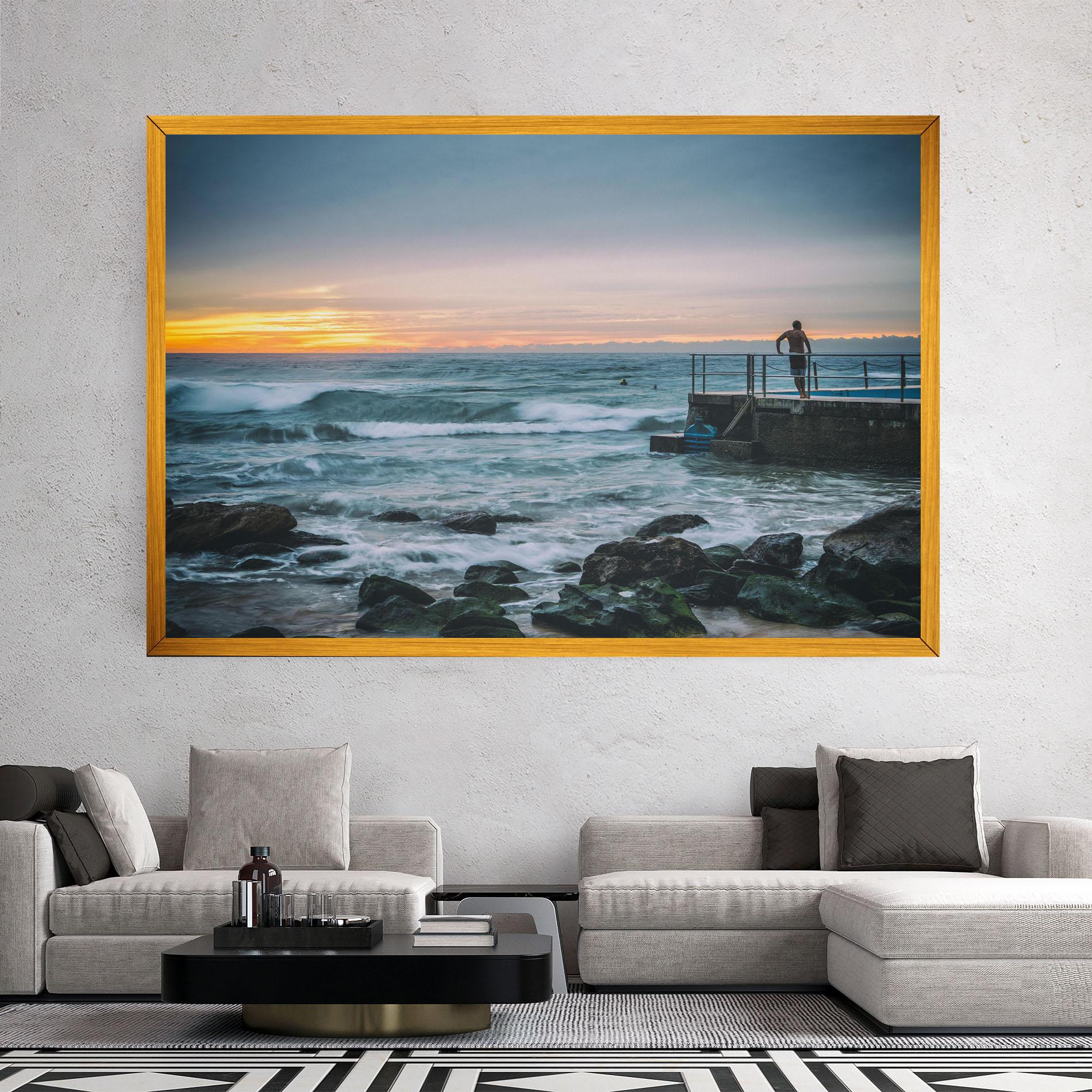 Tablou Canvas Bondi Beach Sunset mockup 2