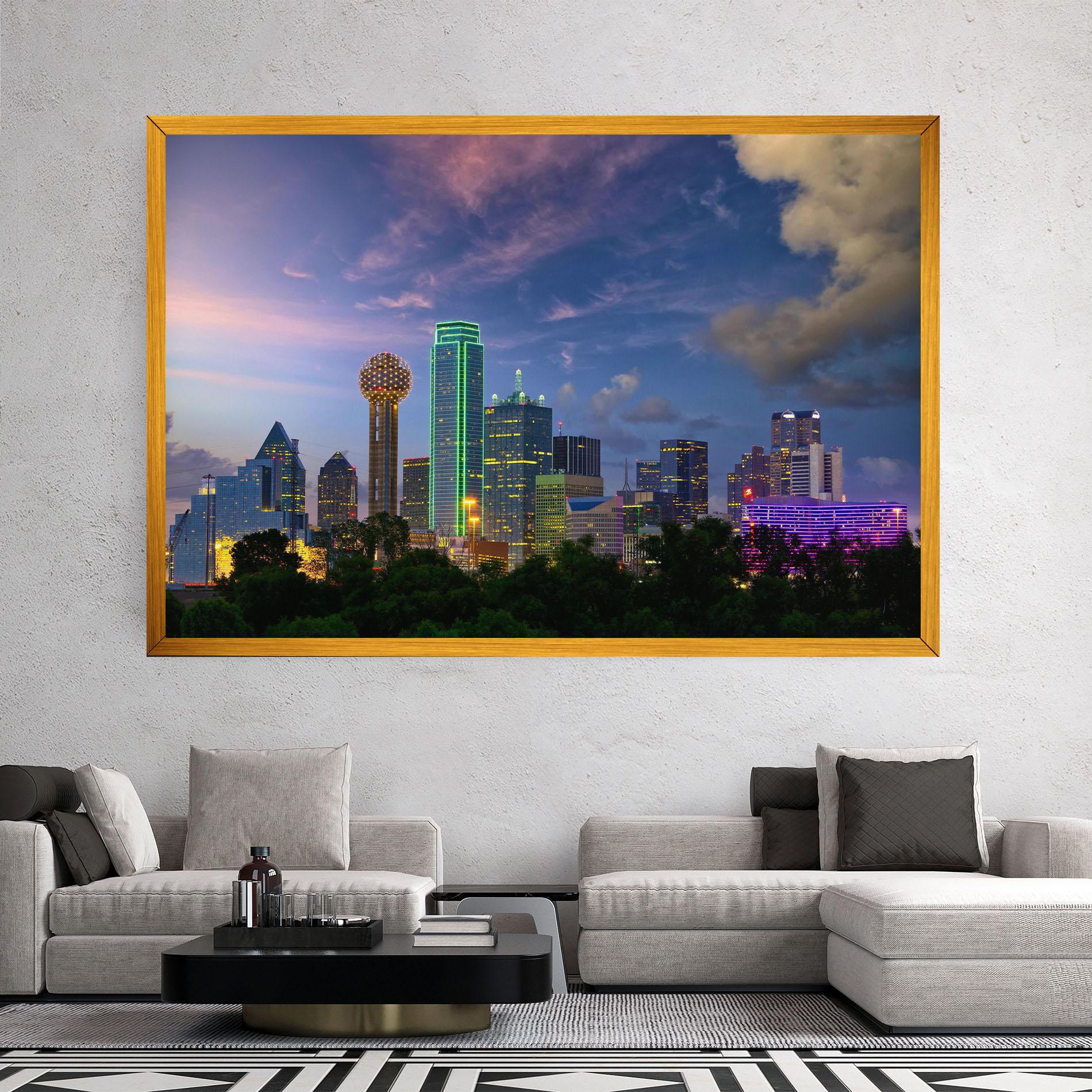 Tablou Canvas Dallas Dusk mockup 2