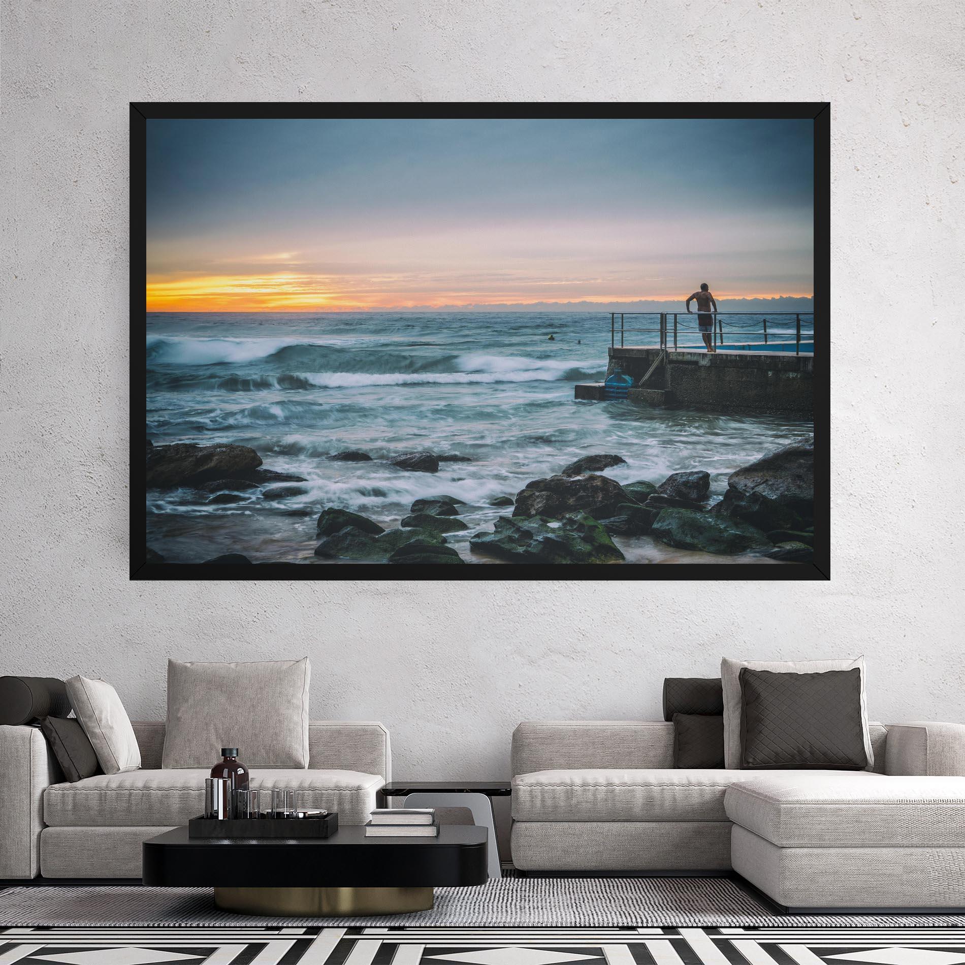 Tablou Canvas Bondi Beach Sunset mockup 2