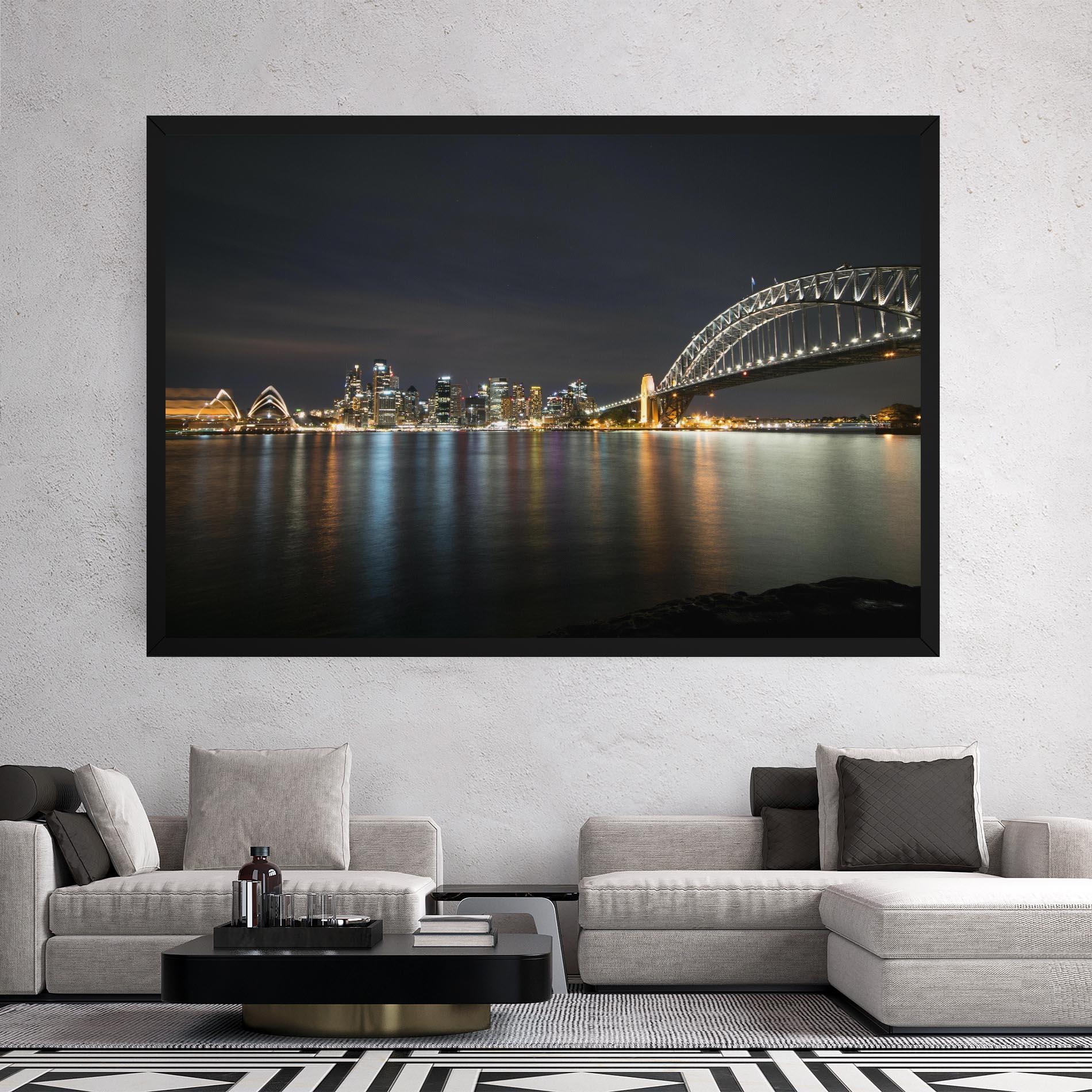 Tablou Canvas Harbour Bridge mockup 2