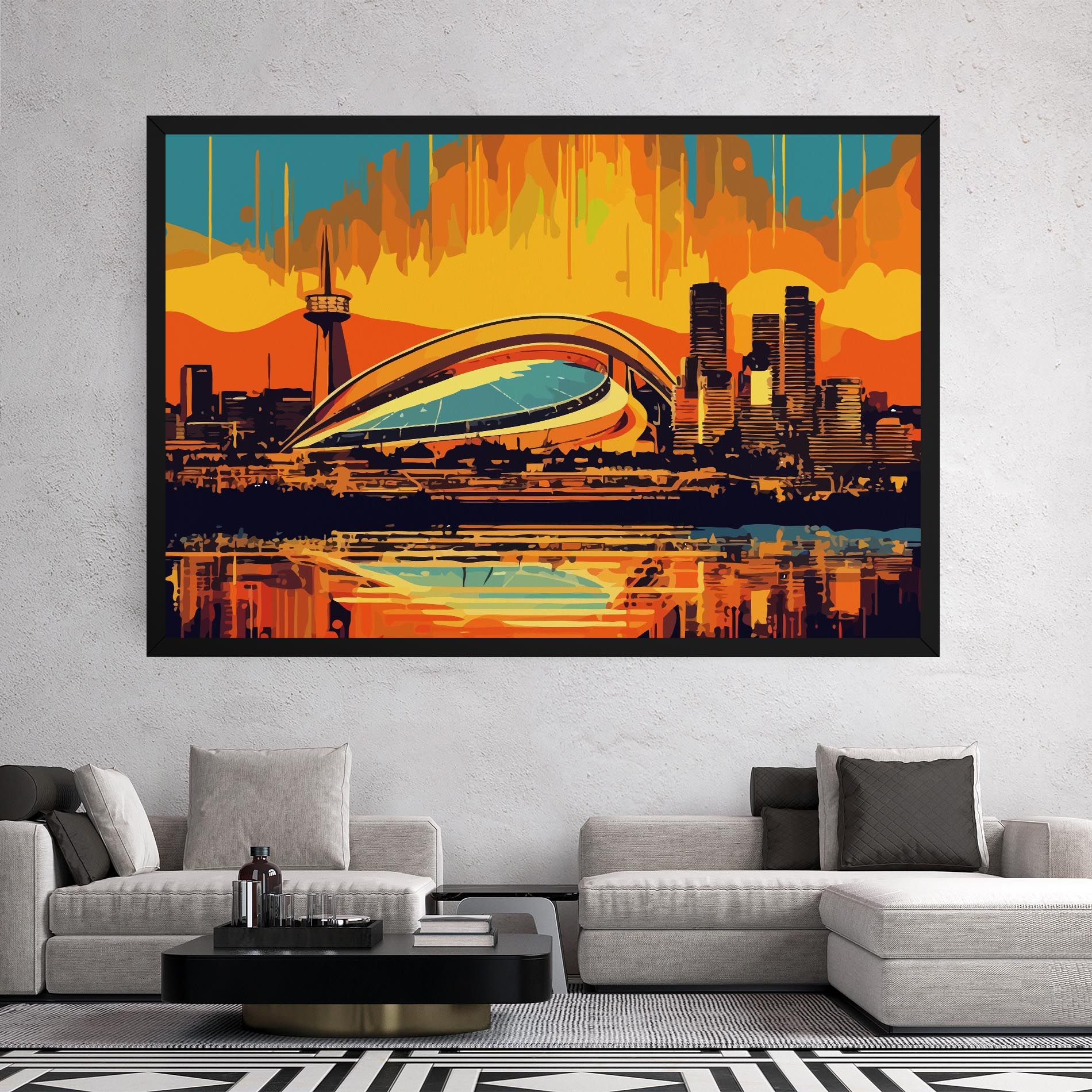 Montreal Skyline mockup 2