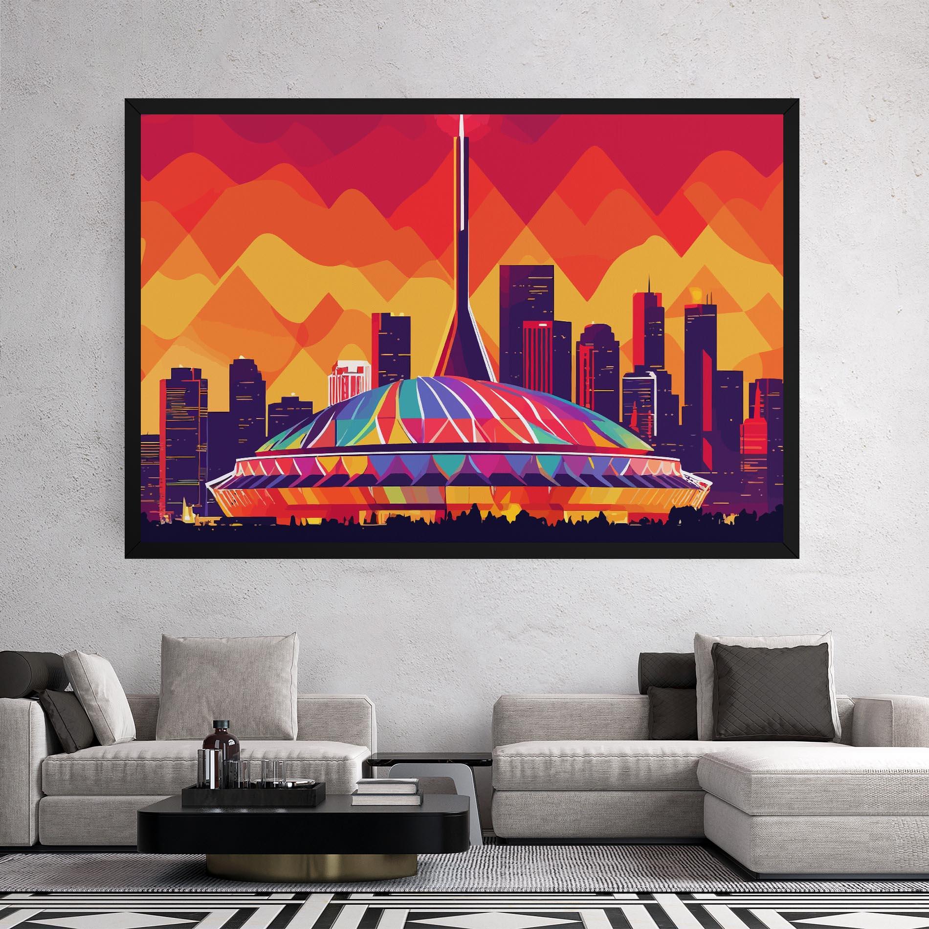 Tablou Canvas Olympic Stadium mockup 2