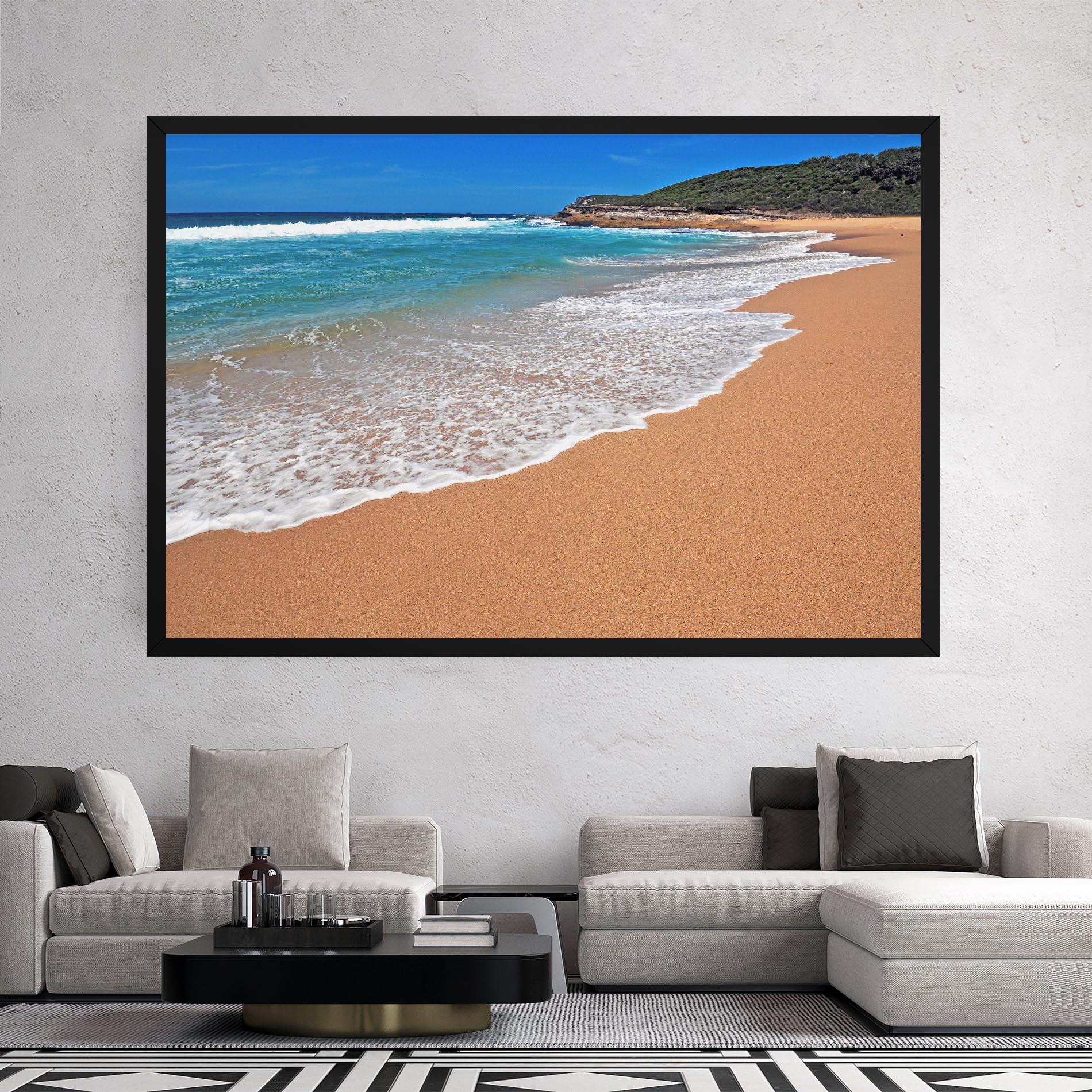 Tablou Canvas Pristine Beach mockup 2